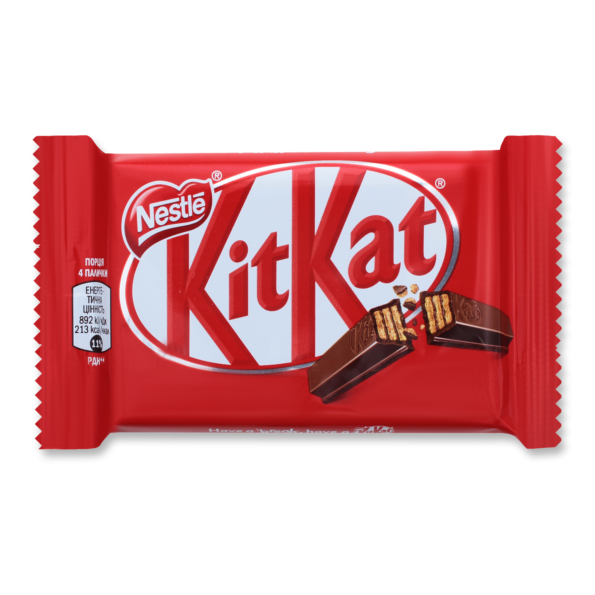 Батончик Nestle KitKat 4-FINGER в молочном шоколаде 41,5г