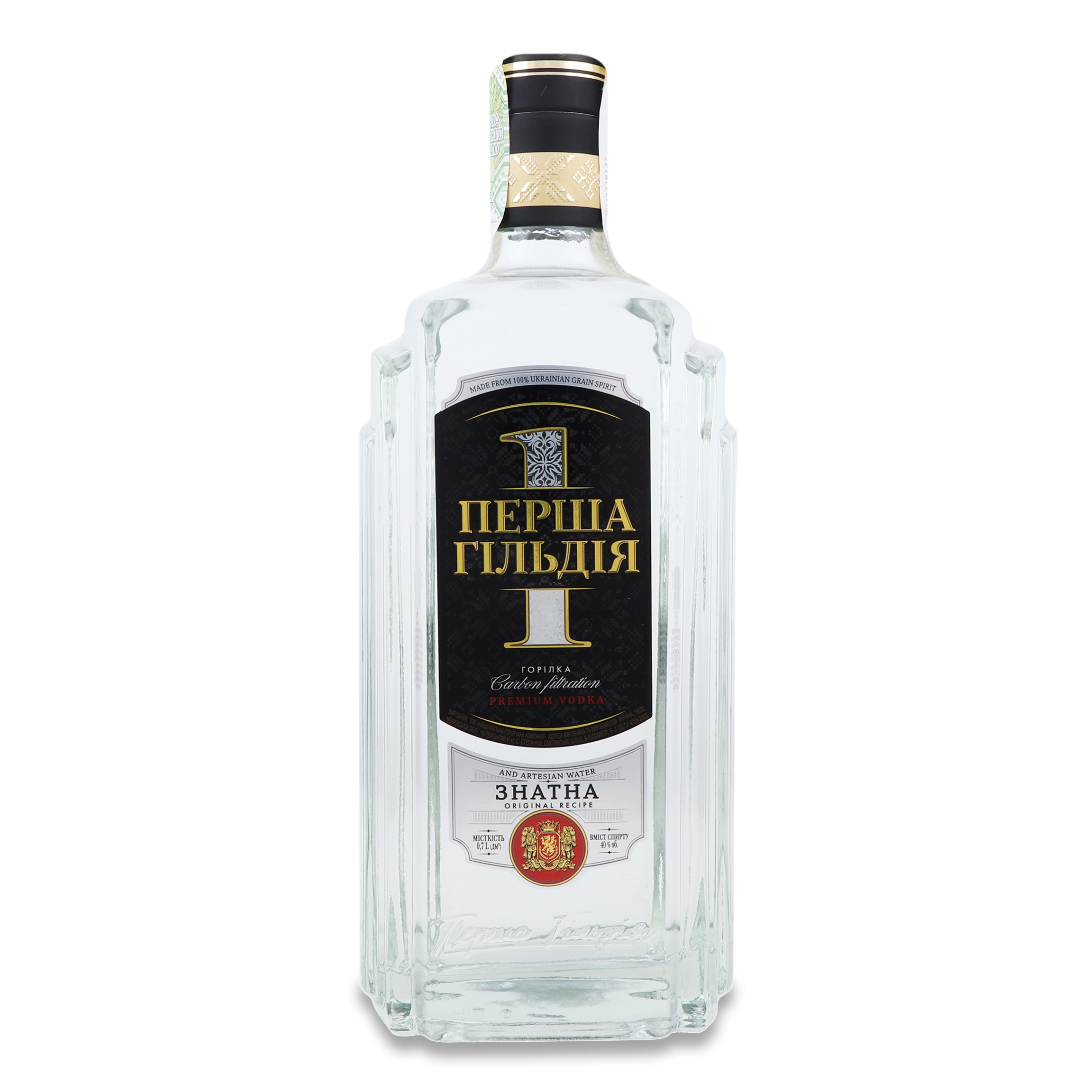 Persha Gildiya Znatna Premium Vodka 40% 0,7l