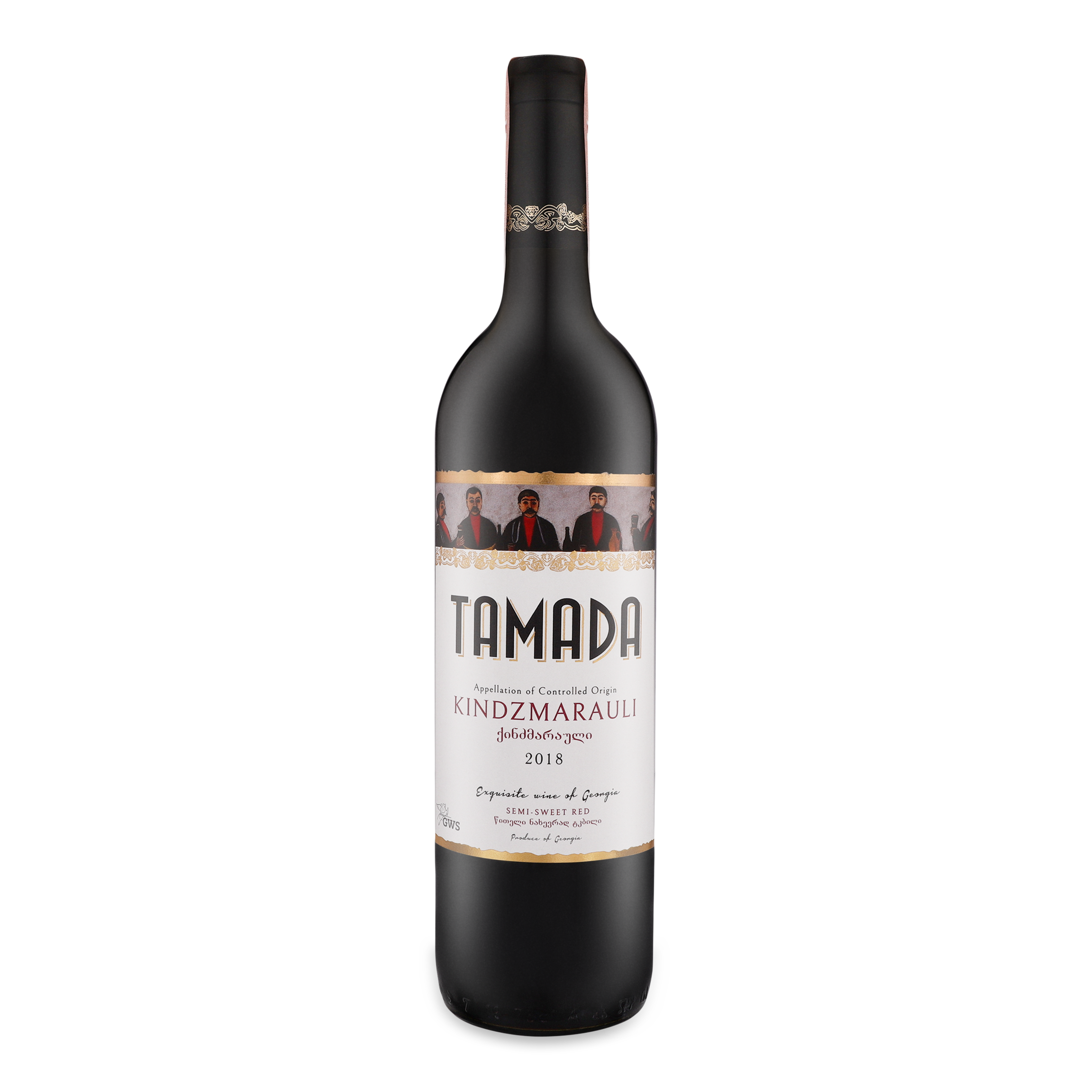 Tamada Kindzmarauli red semi-sweet wine 11% 0.75l