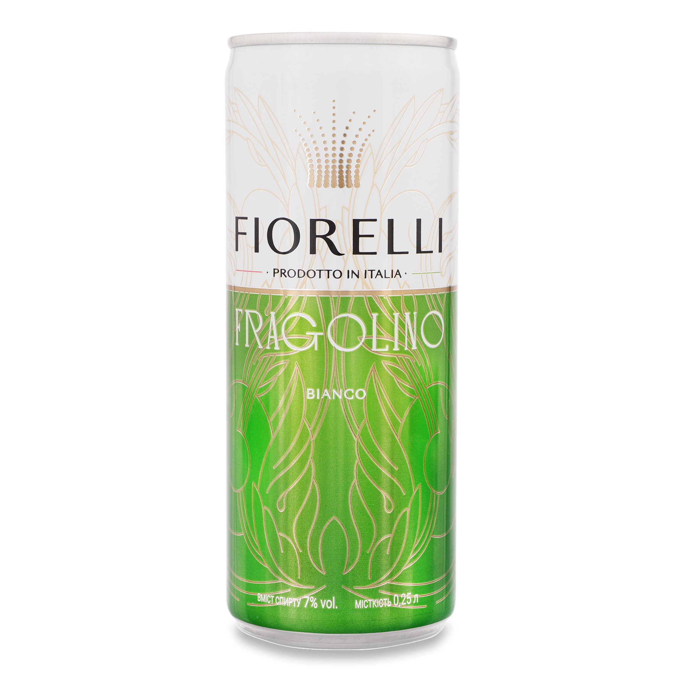 Напій Fiorelli Fragolino Bianco на основі вина біле солодке 7% 0,25л