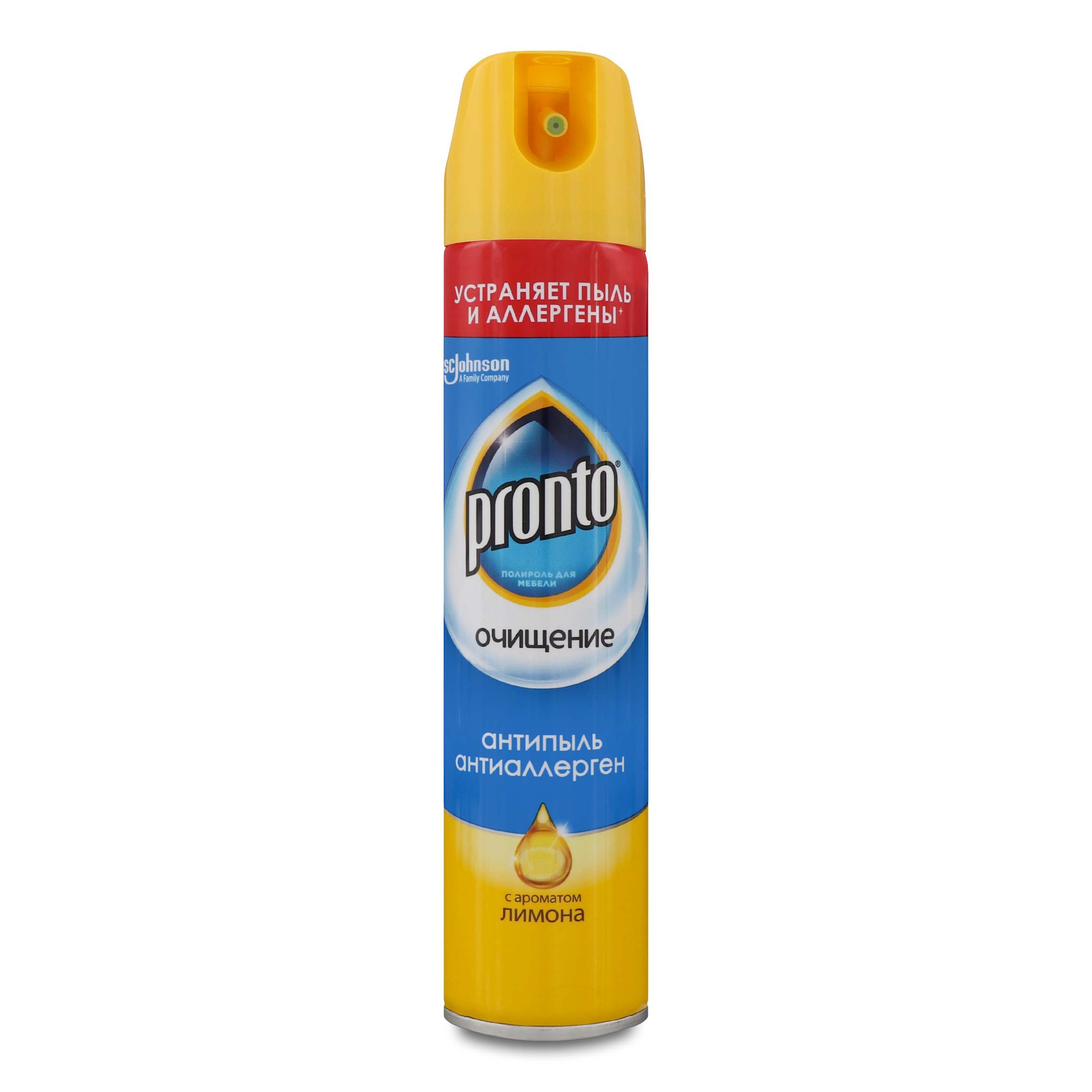 Pronto Polish Antiallergen and Anti-dust for furniture 250ml