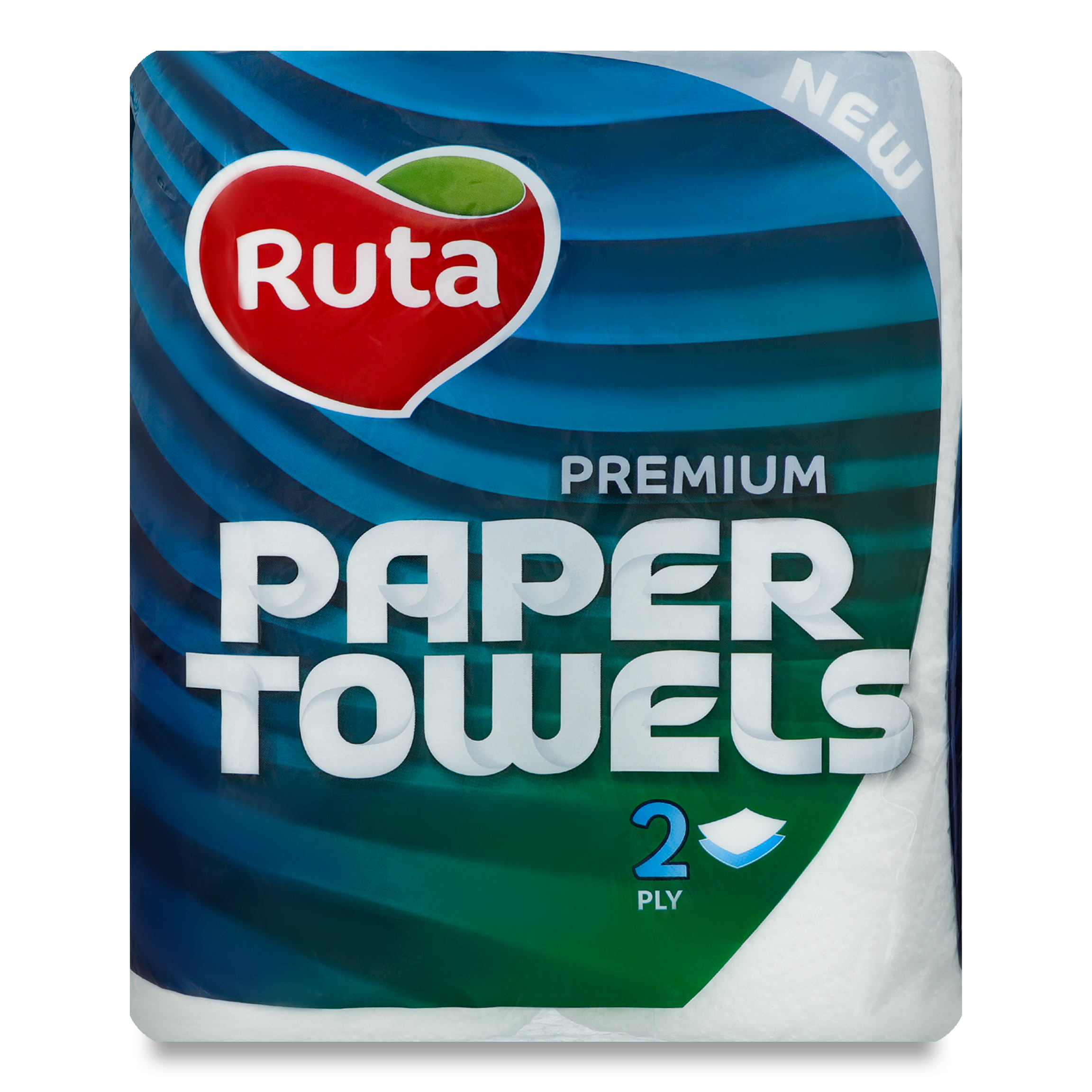 Рушники паперові Ruta Premium двошарові 2 шт