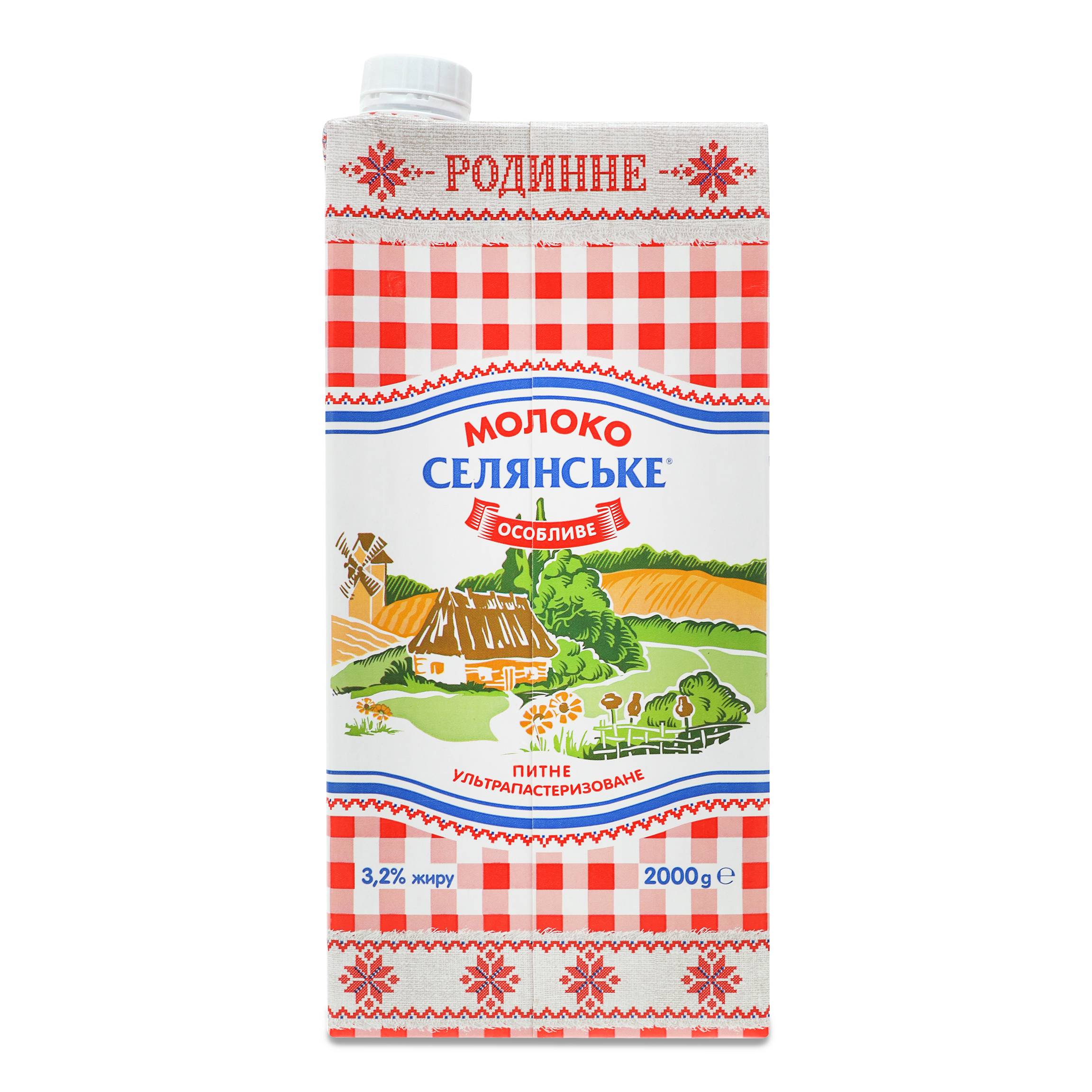 Selianske Rodynne Ultrapasteurized Milk 3,2% 2kg