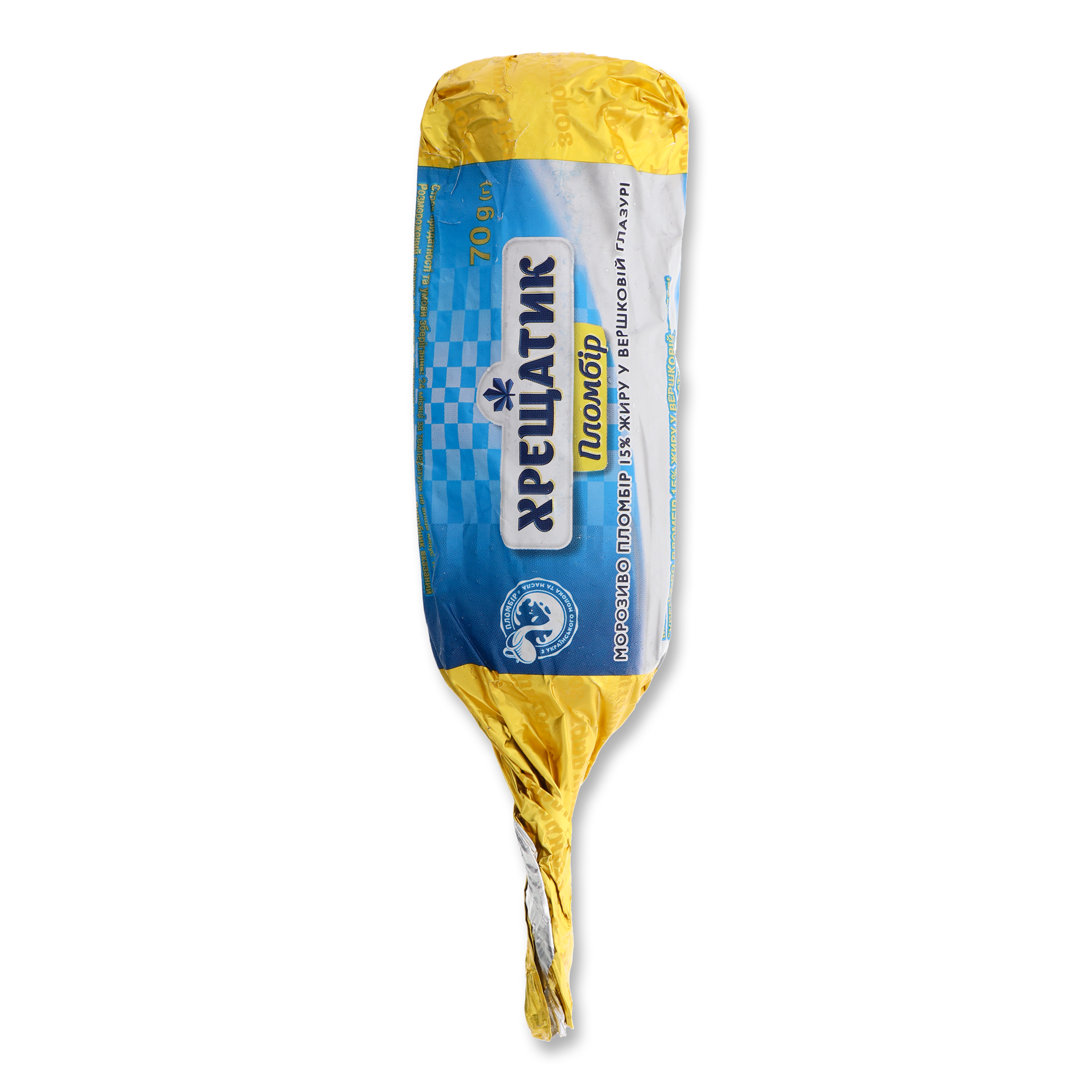 Khreshchatyk Gold Standart In Cream Glaze Plombieres Ice-Cream 15% 70g 2