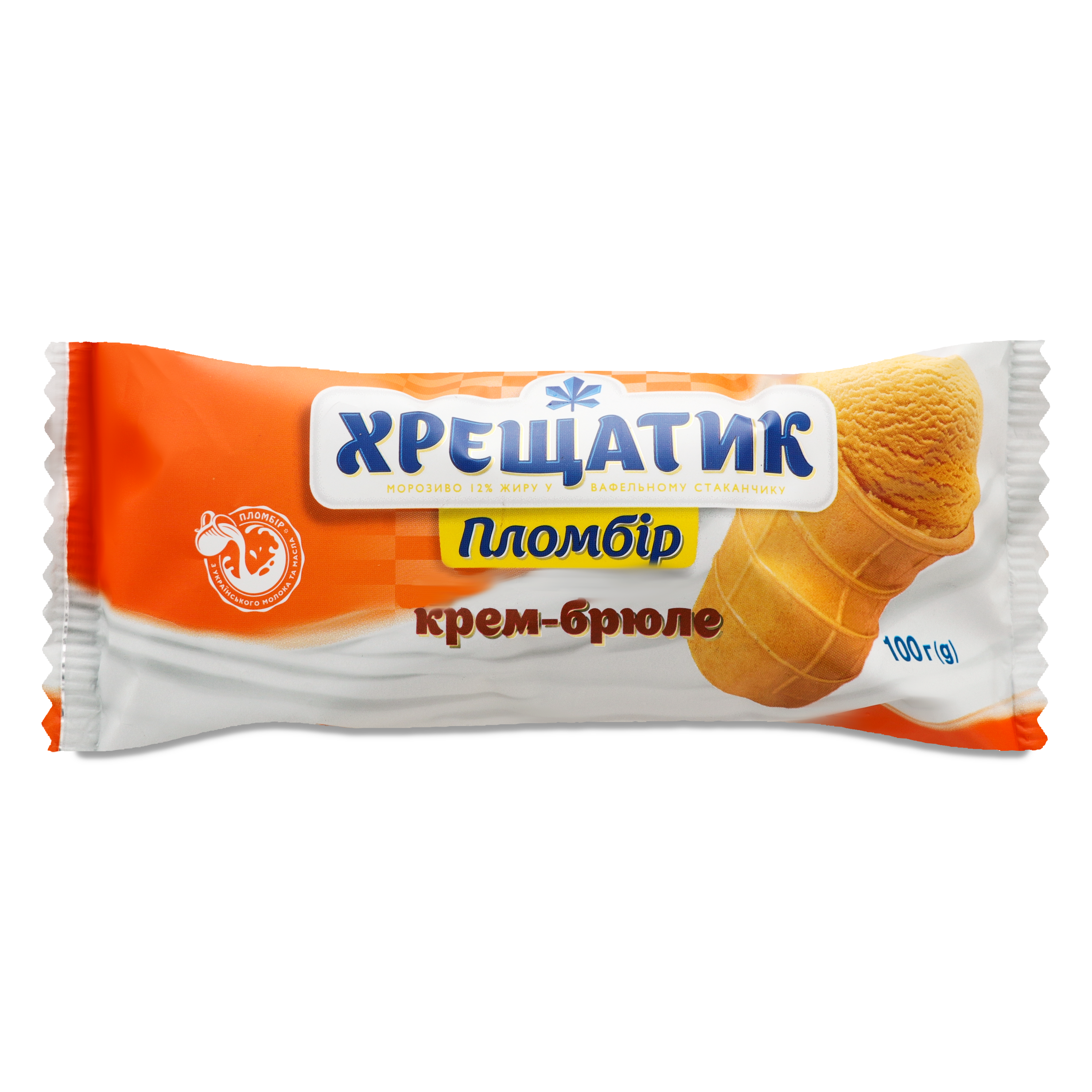 Khreshchatyk cream-brulee vanilla ice-cream 100g 2