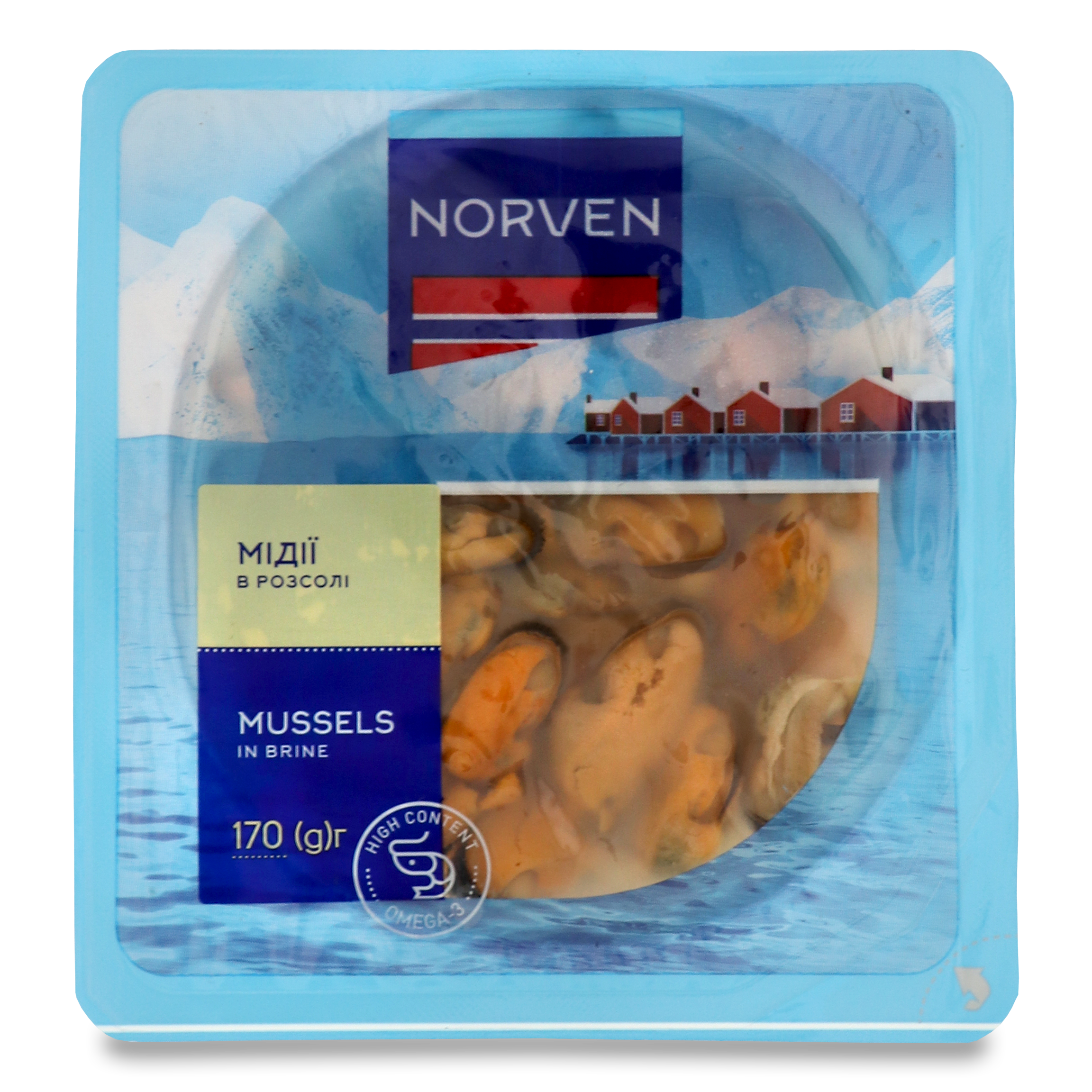 Norven Mussels in Brine 170g