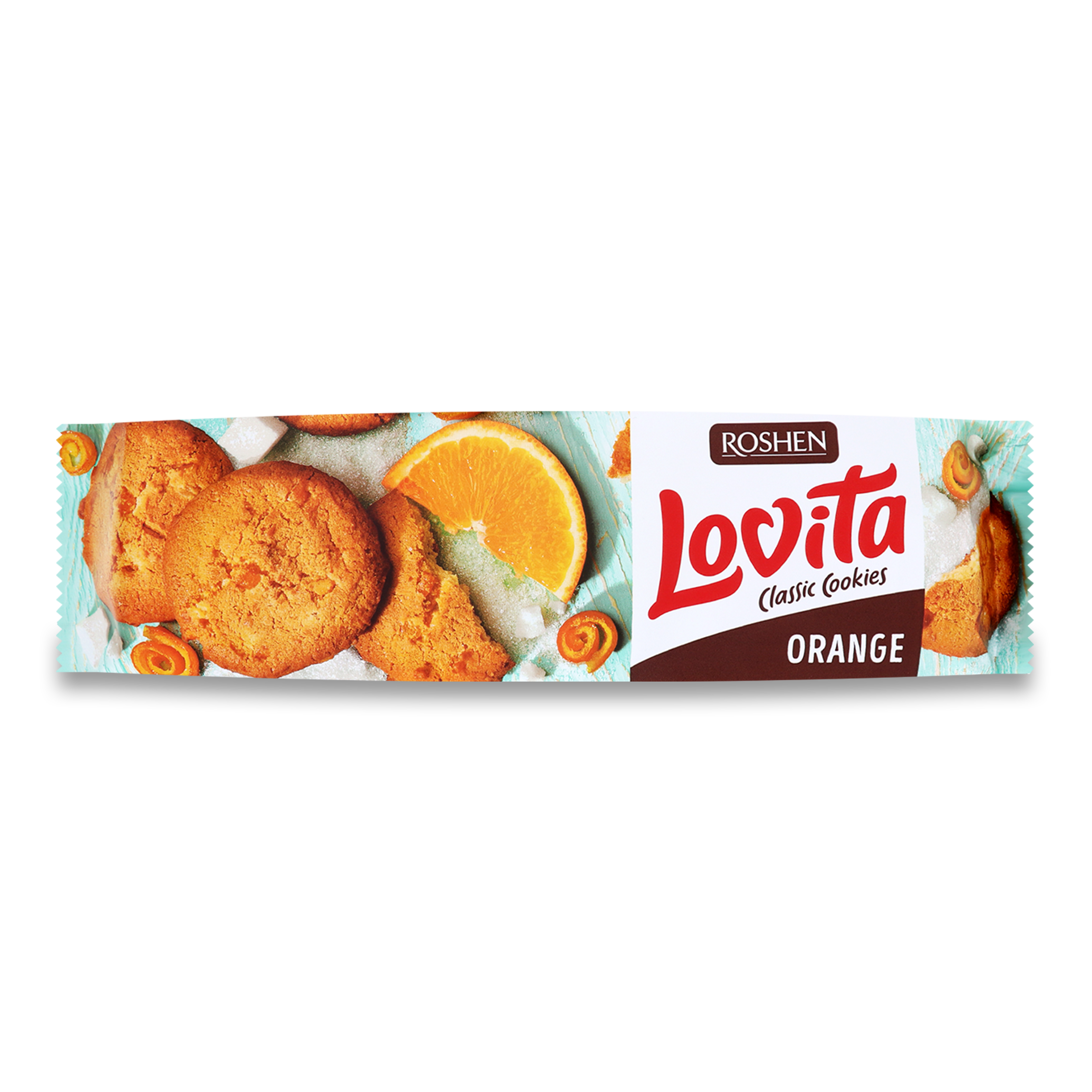 Печенье Roshen Lovita Classic з цедрой апельсина 150г