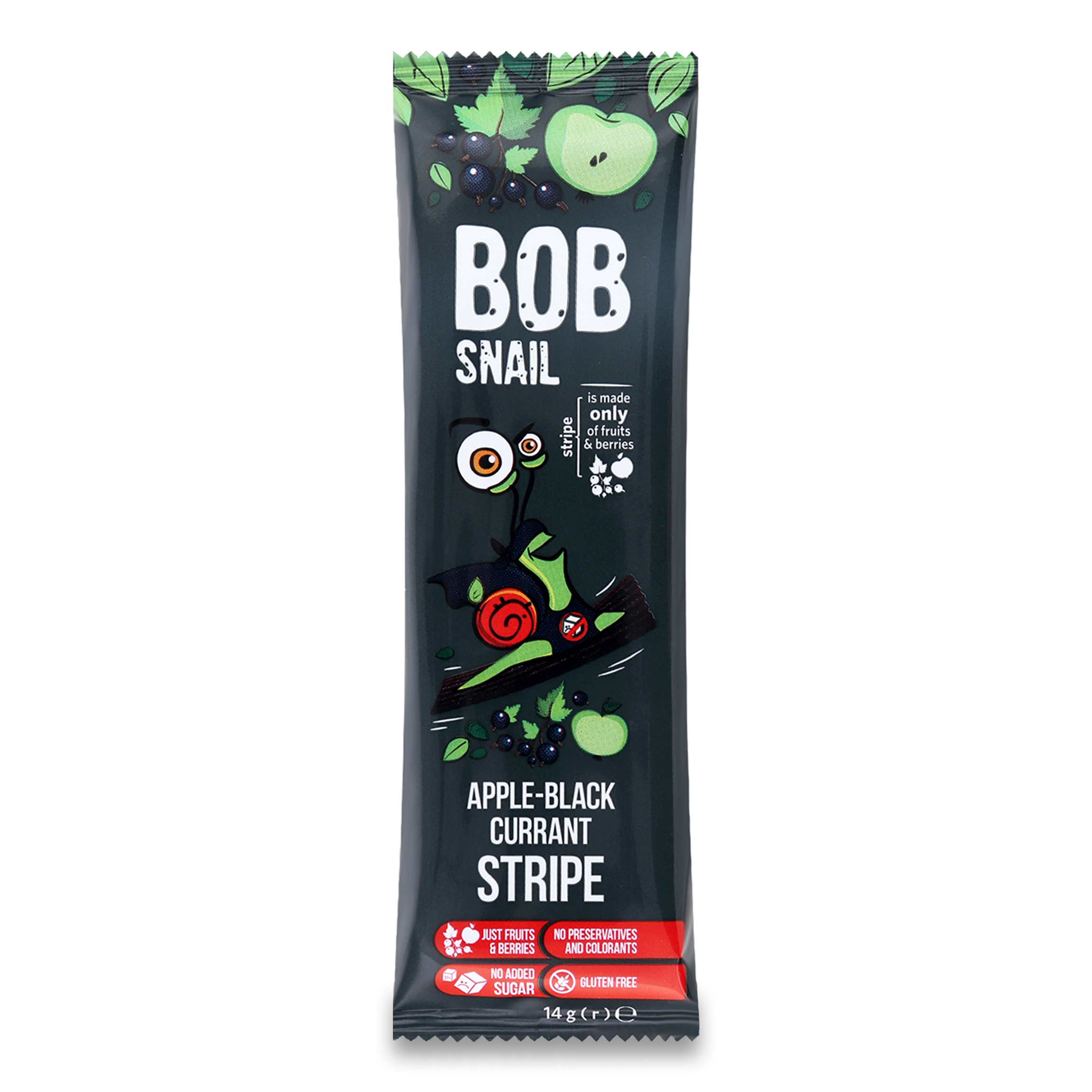 Candy Bob Snail Apple-Black Currant Stripe 14g