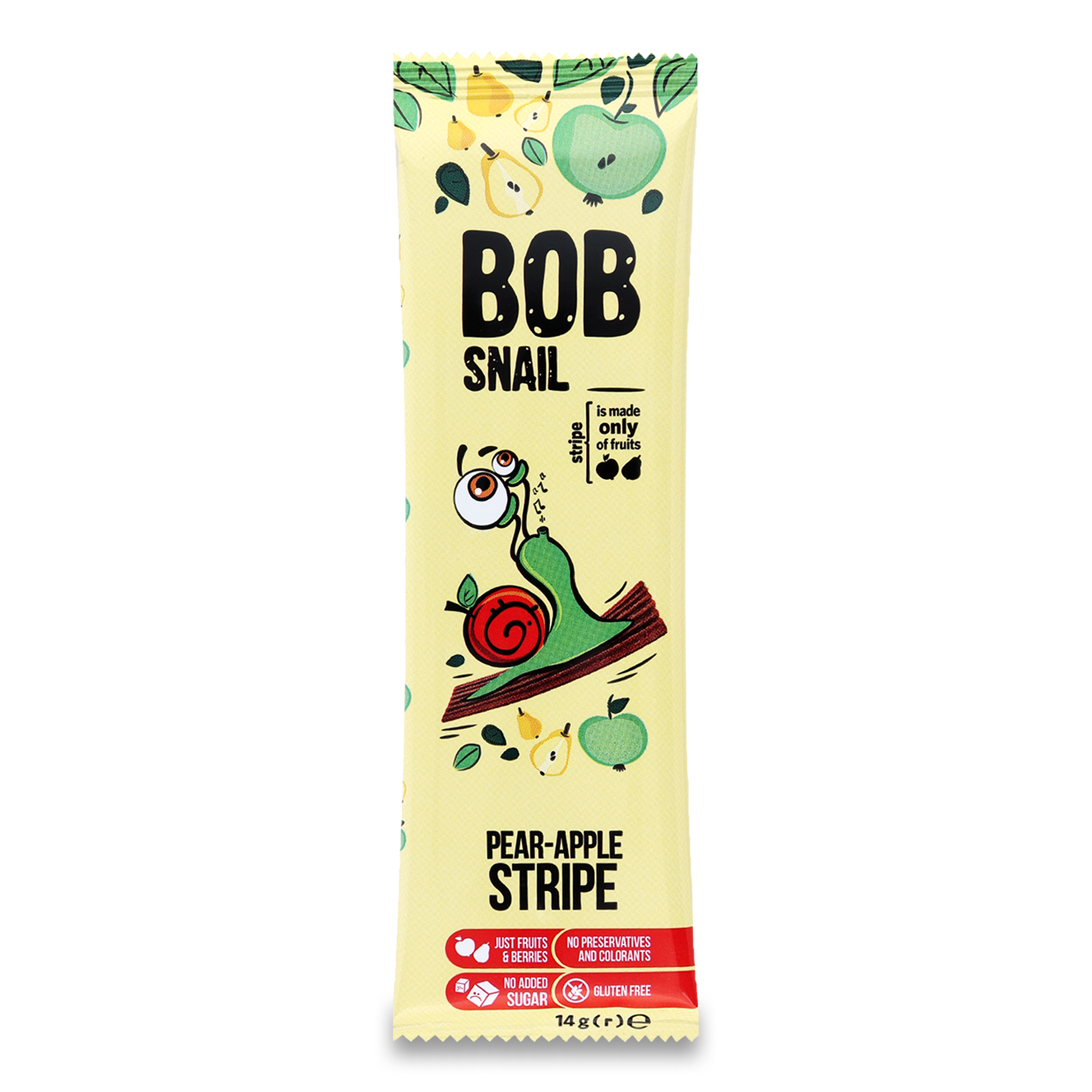 Candies Bob Snail Apple-Pear Stripe 14g