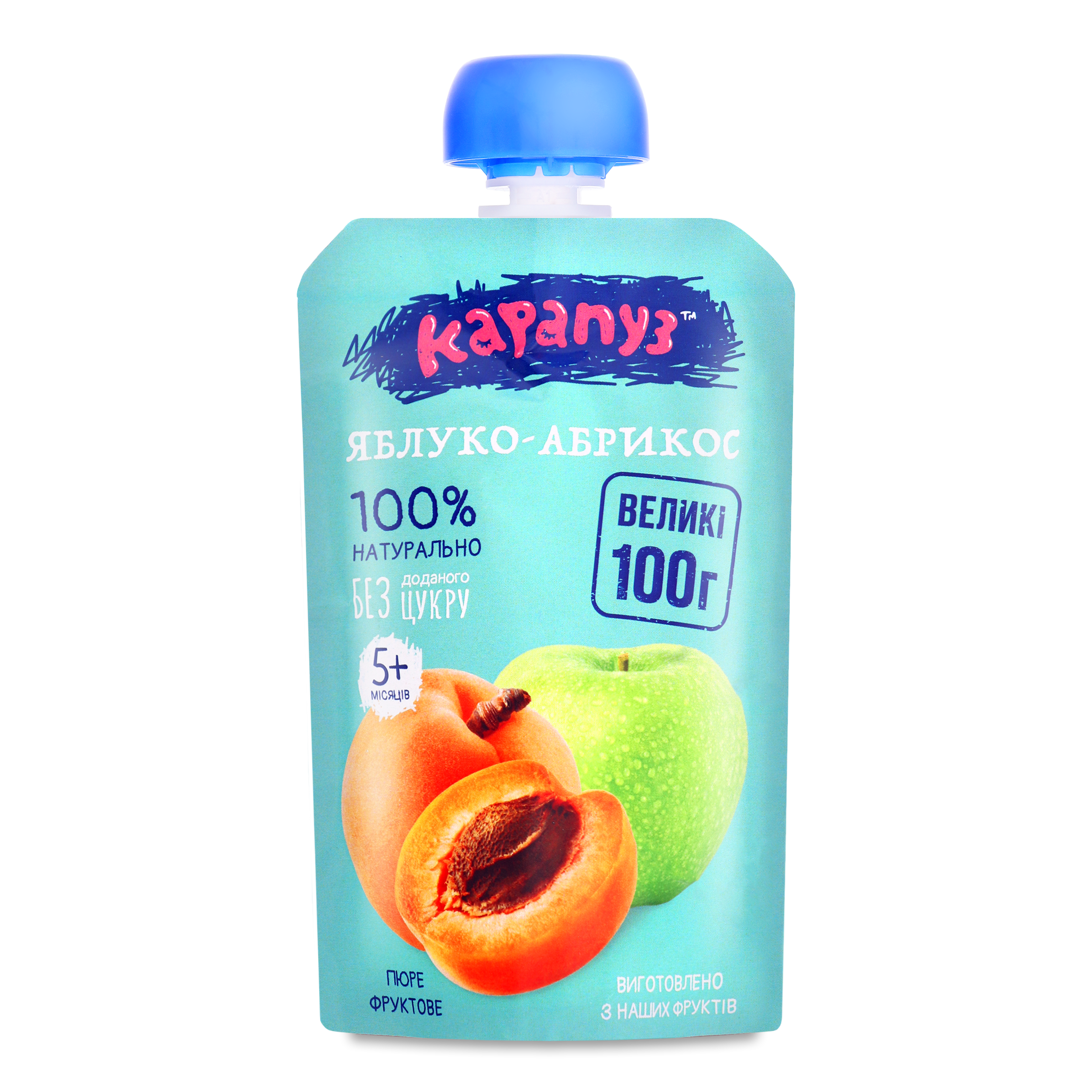 Karapuz Apple-apricot Puree for Children from 5 Months 100g