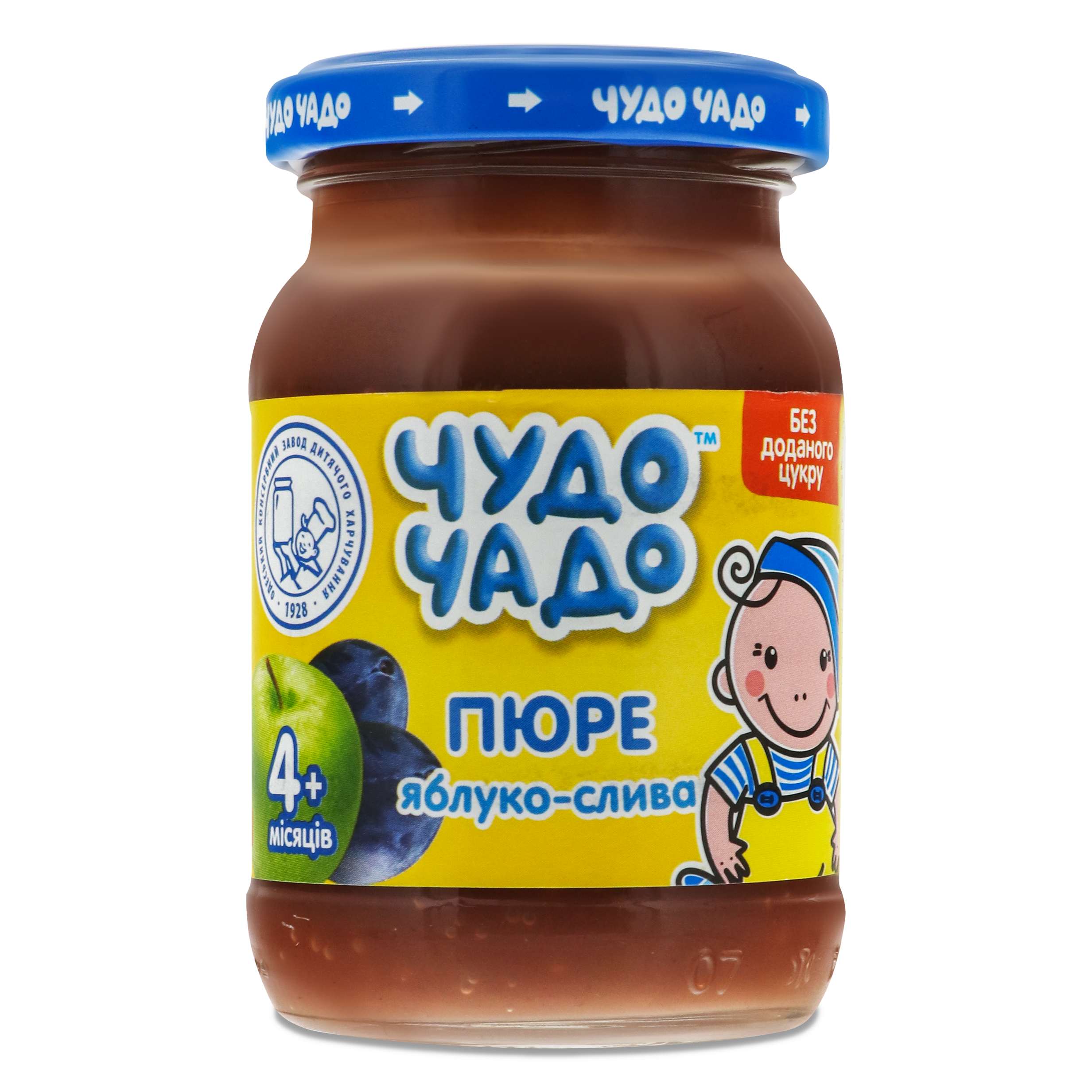 Chudo Chado apple plum puree for children from 4 months 170g