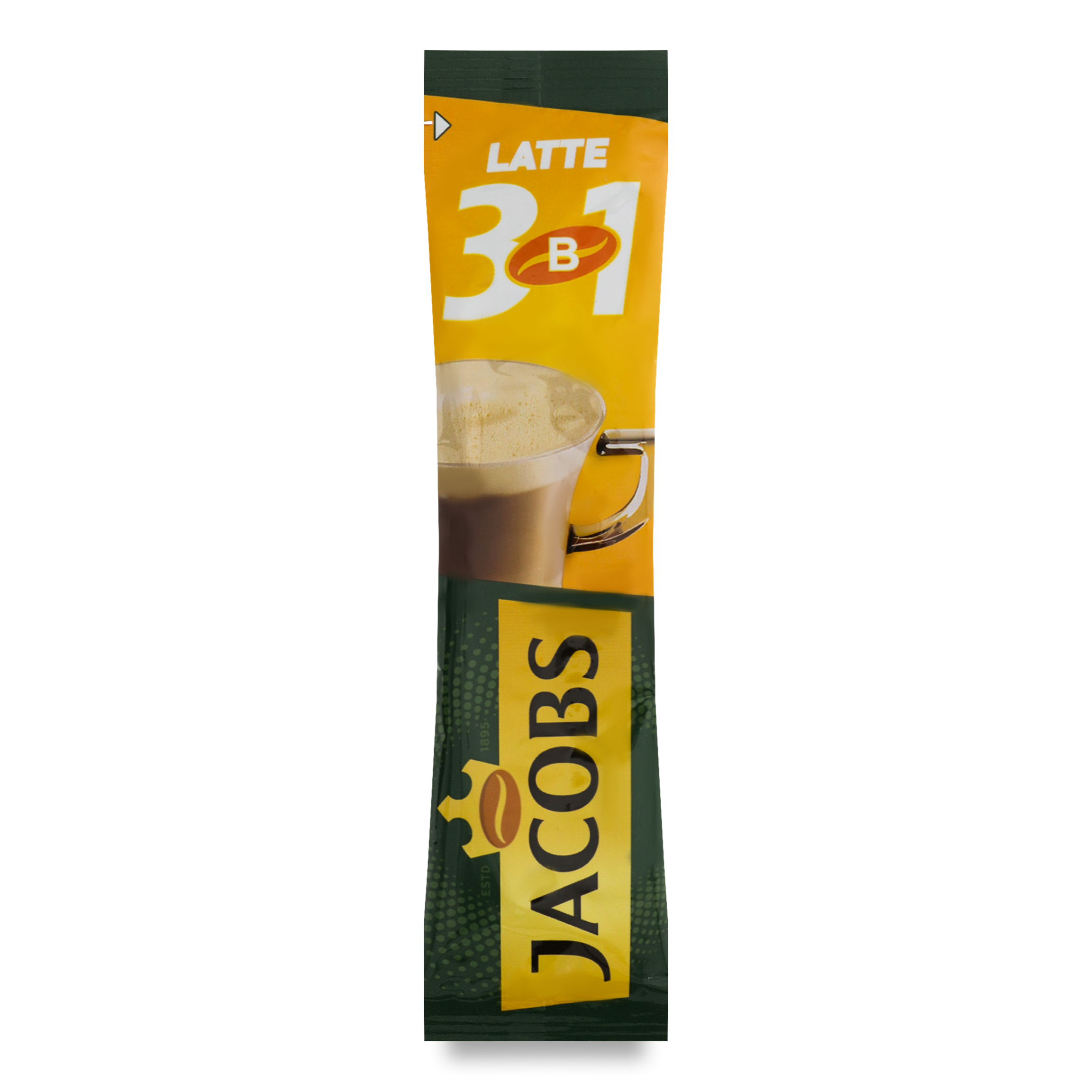 Напій кавовий Jacobs Latte 3в1 Latte розчинний 12.5г