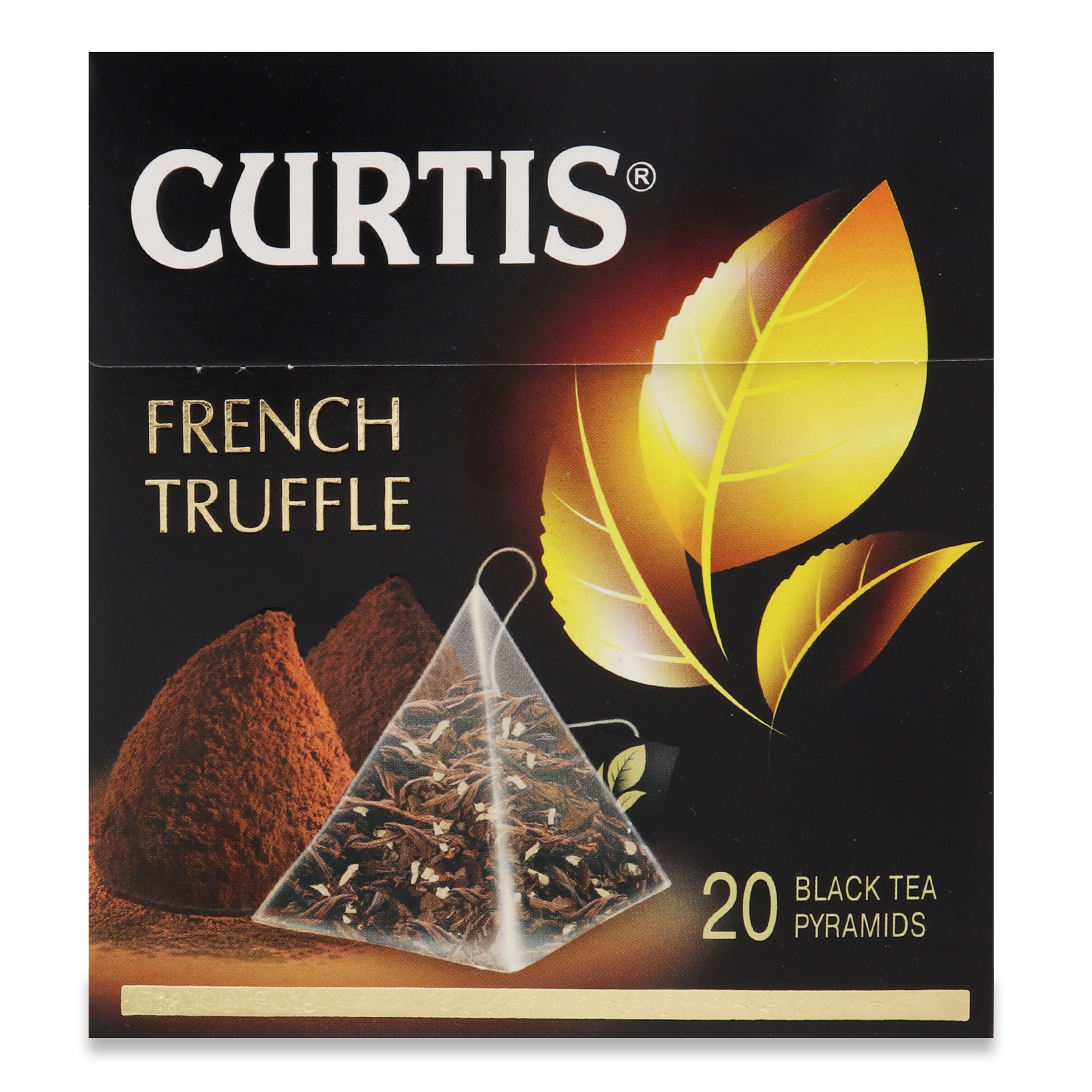 Чай чорний Curtis French Truffle в пірамідках 20шт 1.8г