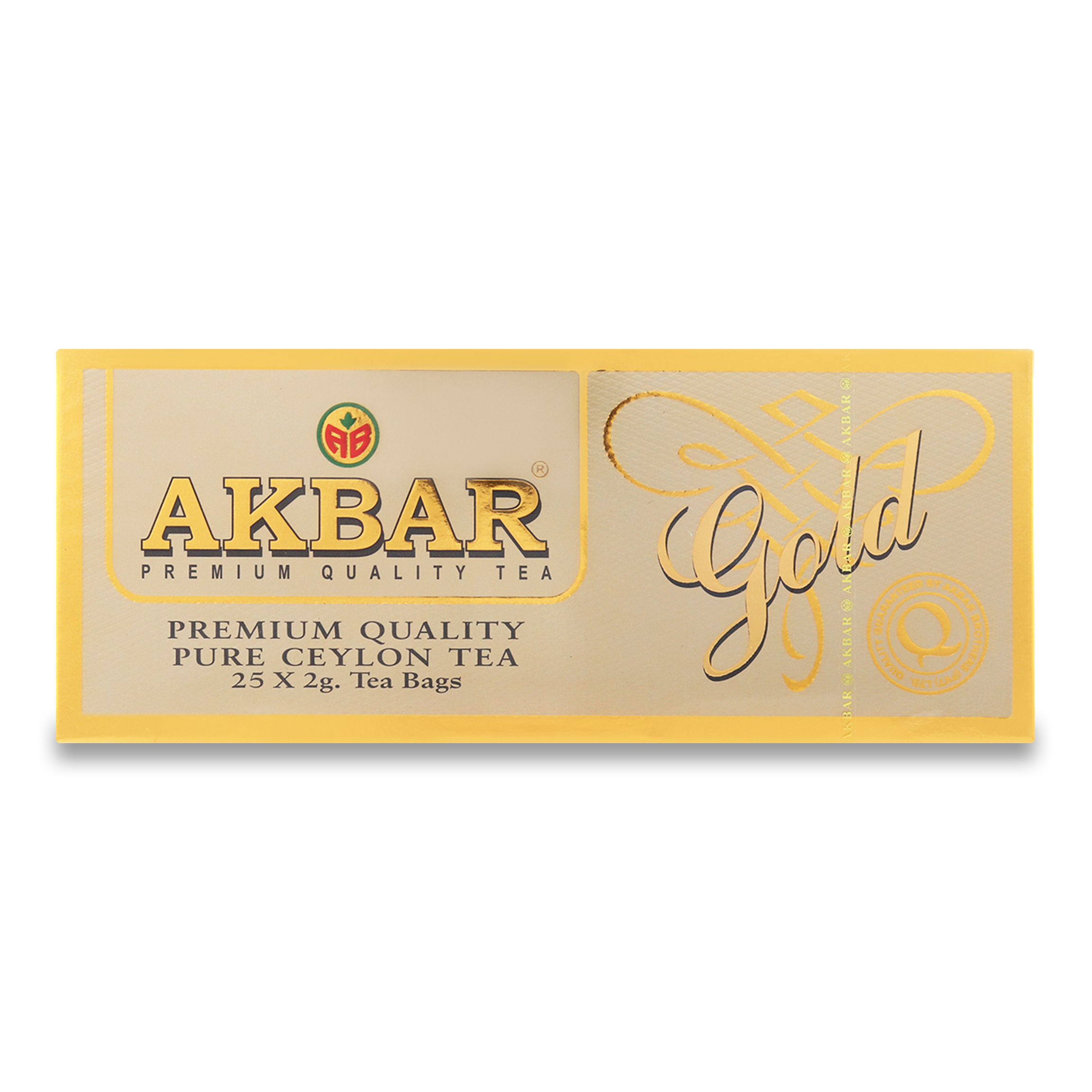 Чай чорний Akbar Gold цейлонський 25шт 2г