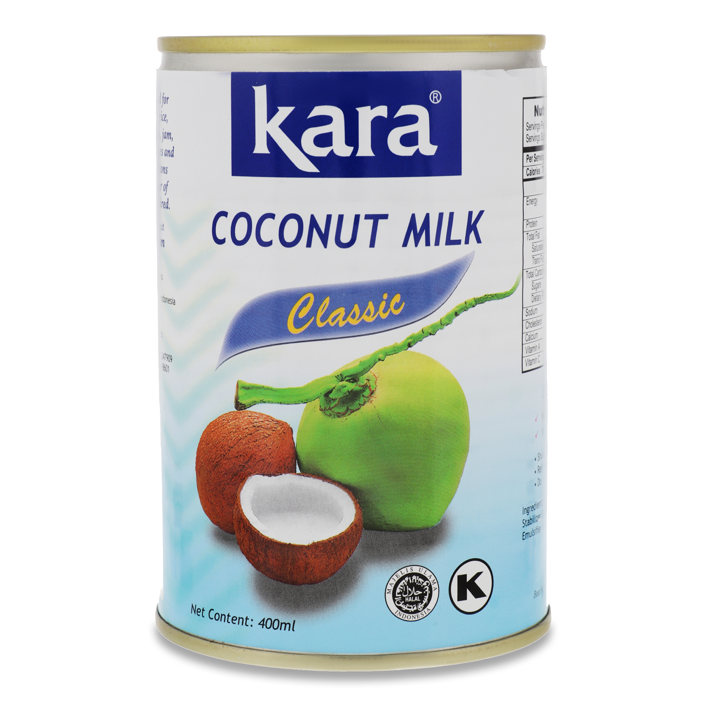 Кокосове молоко Kara Classic 17% 425мл 2