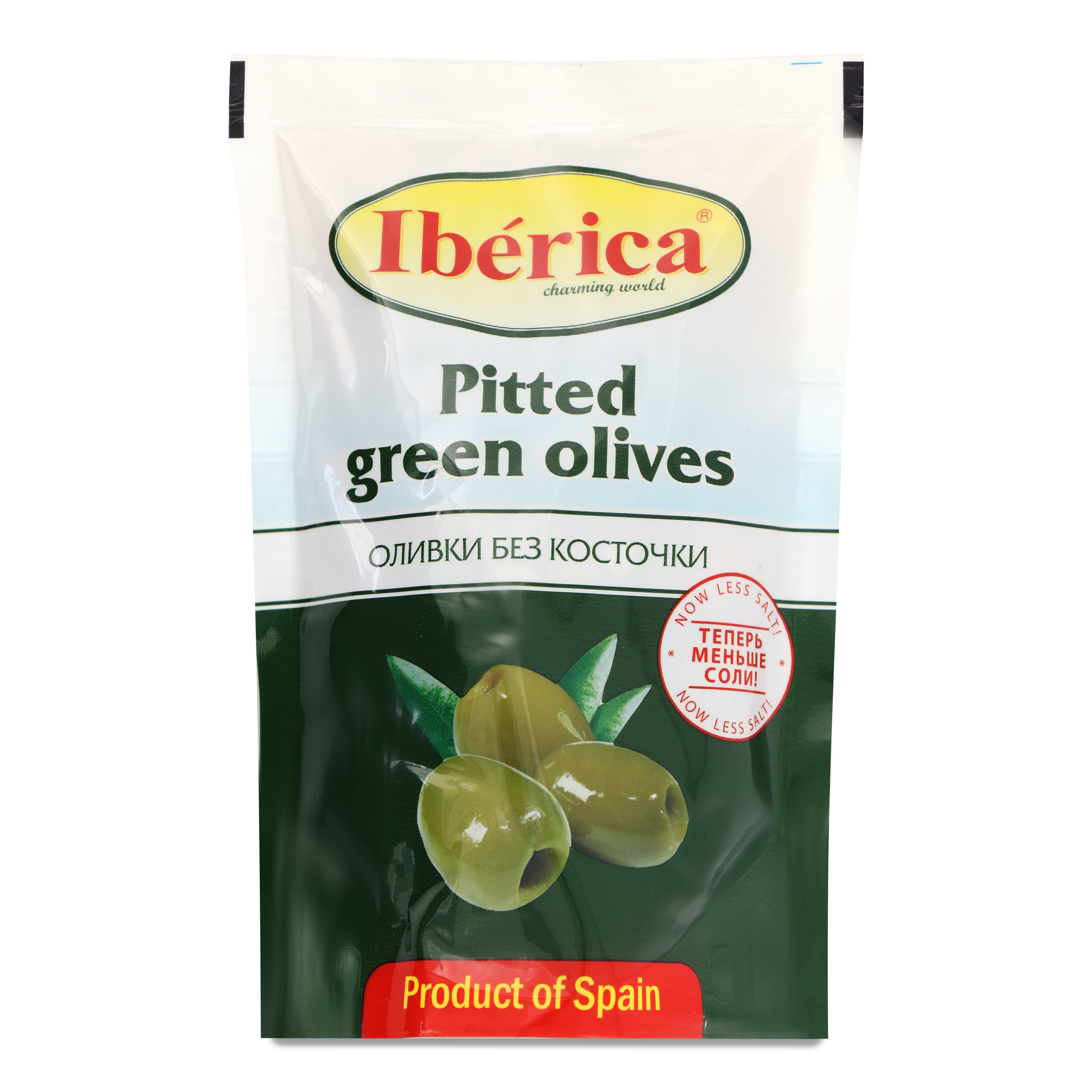 Оливки Iberica зелені без кісточки 170г