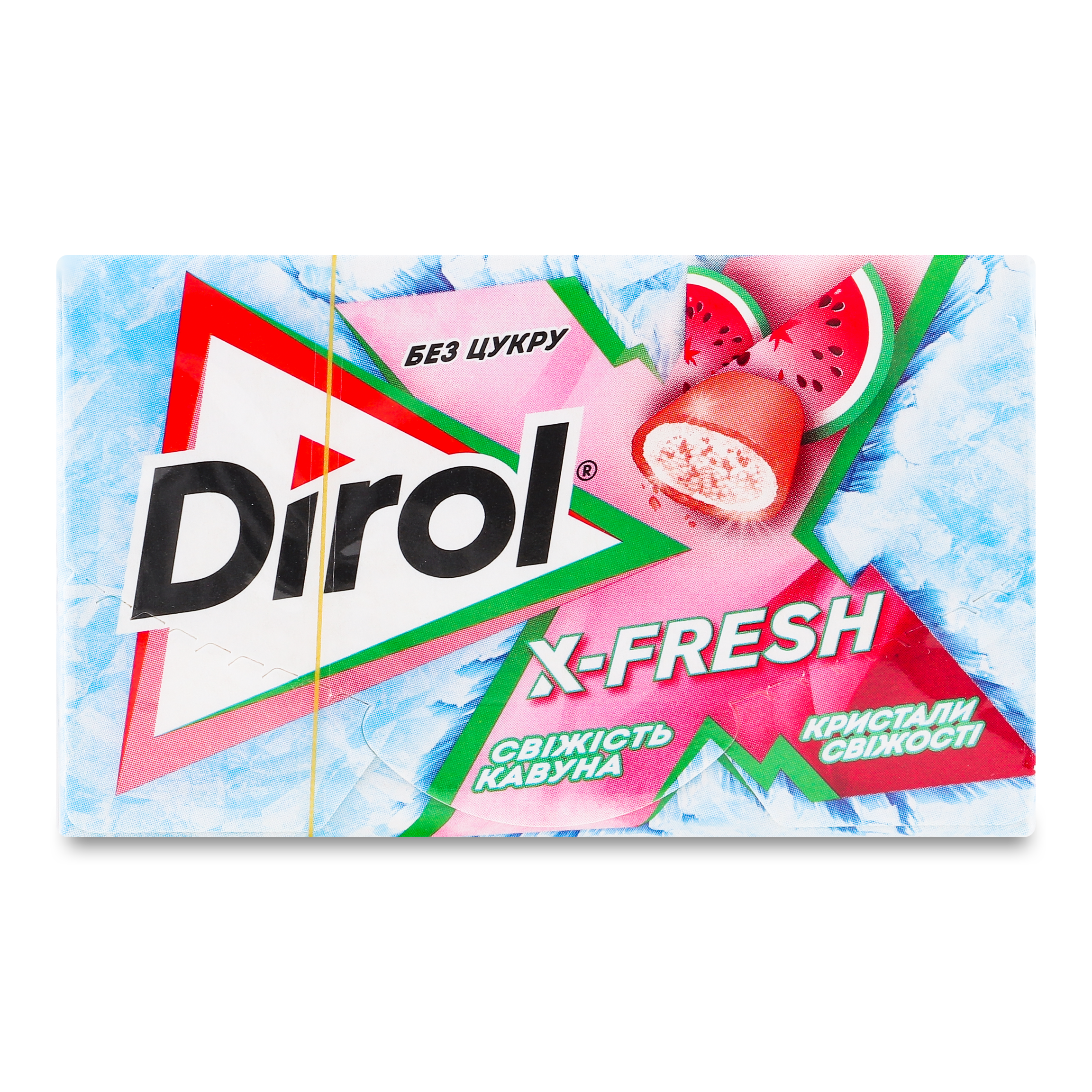 Жувальна гумка Dirol X-fresh Свіжість кавуна 18г
