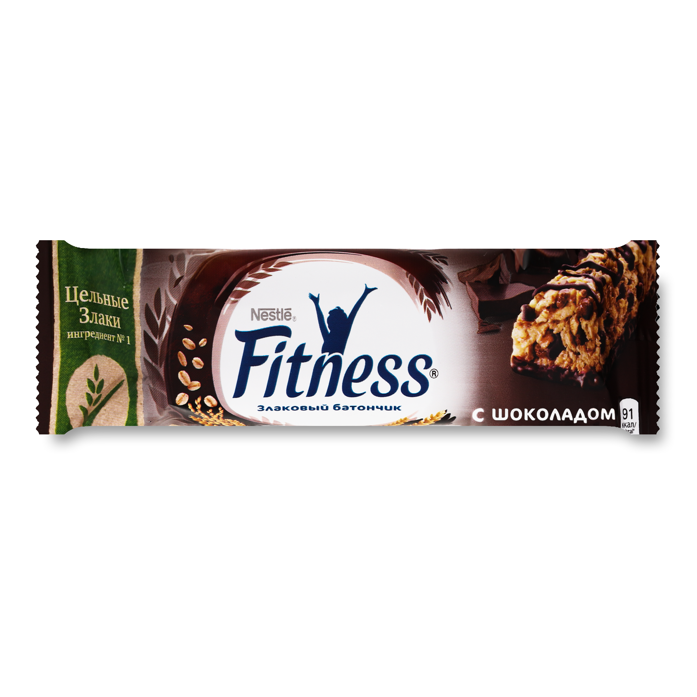Батончик Nestle Fitness злаковый с шоколадом 23,5г