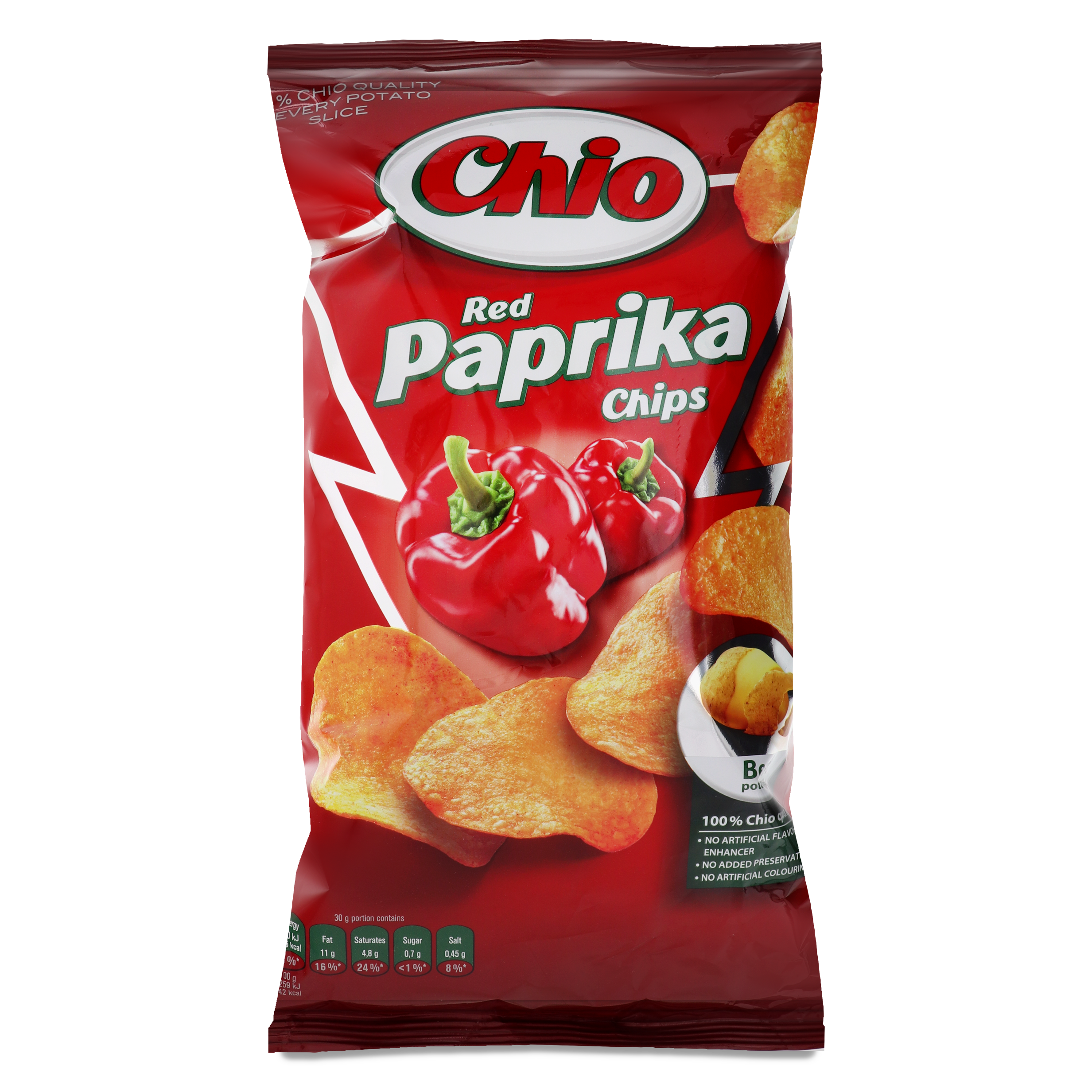 Чіпси Chio Chips картопляні зі смаком паприки 150г