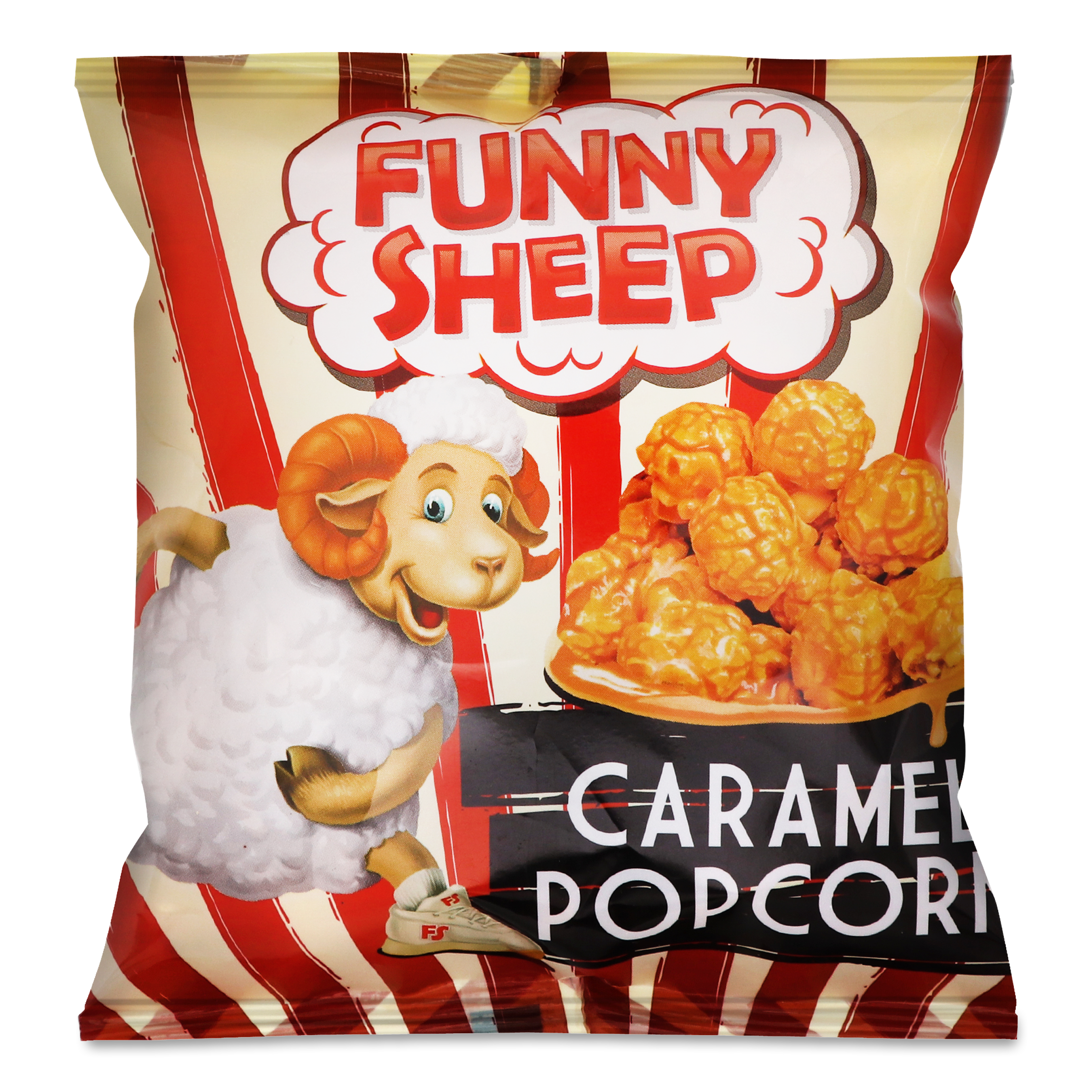 Попкорн Funny Sheep у карамелі 50г