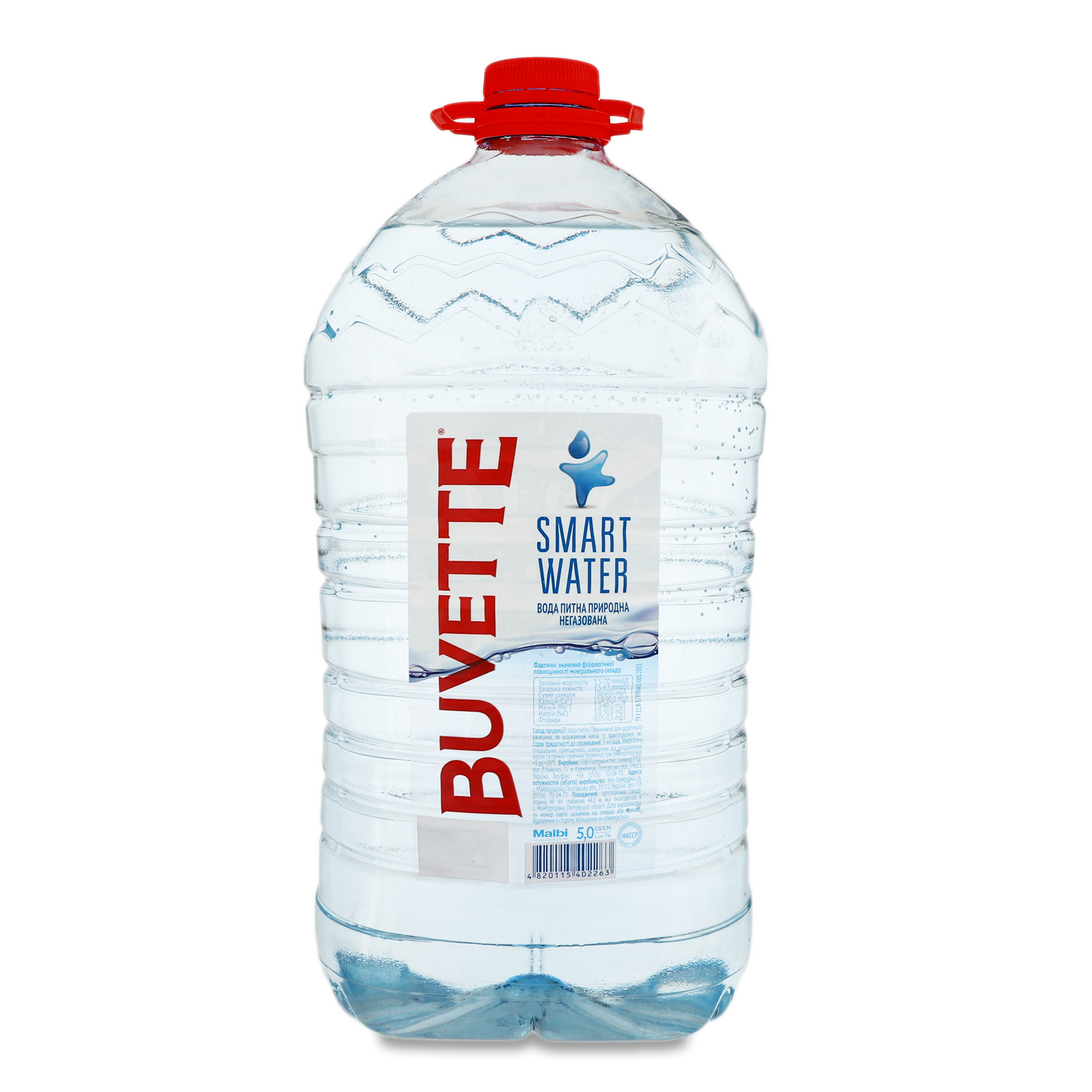 Вода мінеральна Buvette Smart Water негазована 5л