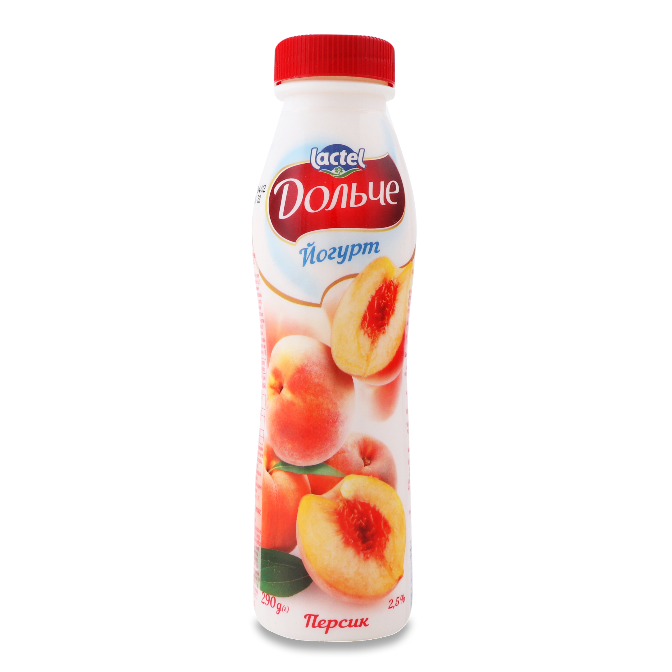 Lactel Dolce Peach Flavored Yogurt 2,5% 290g