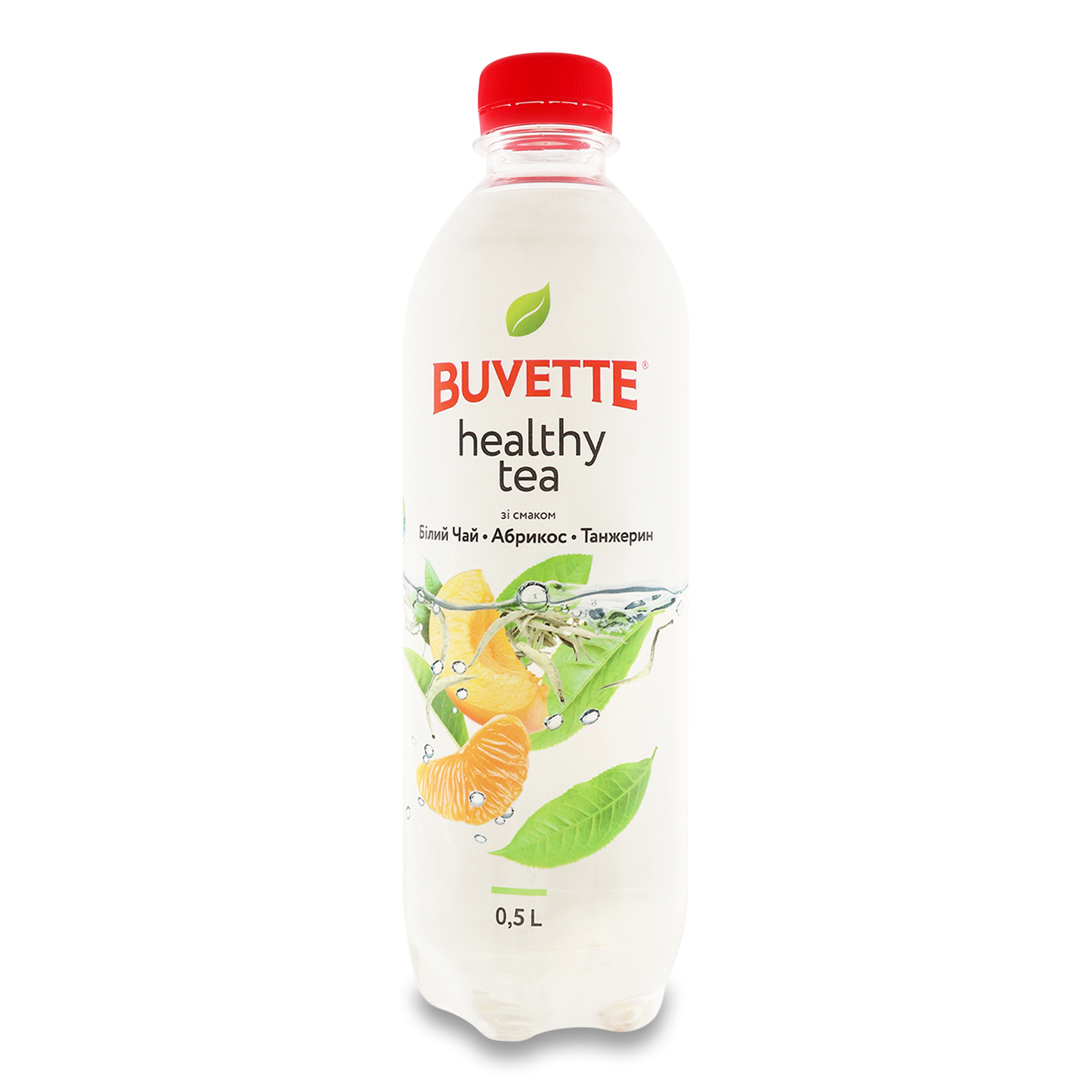 Напій Buvette Healthy tea зі смаком білого чаю, абрикосу та танжерину 500мл