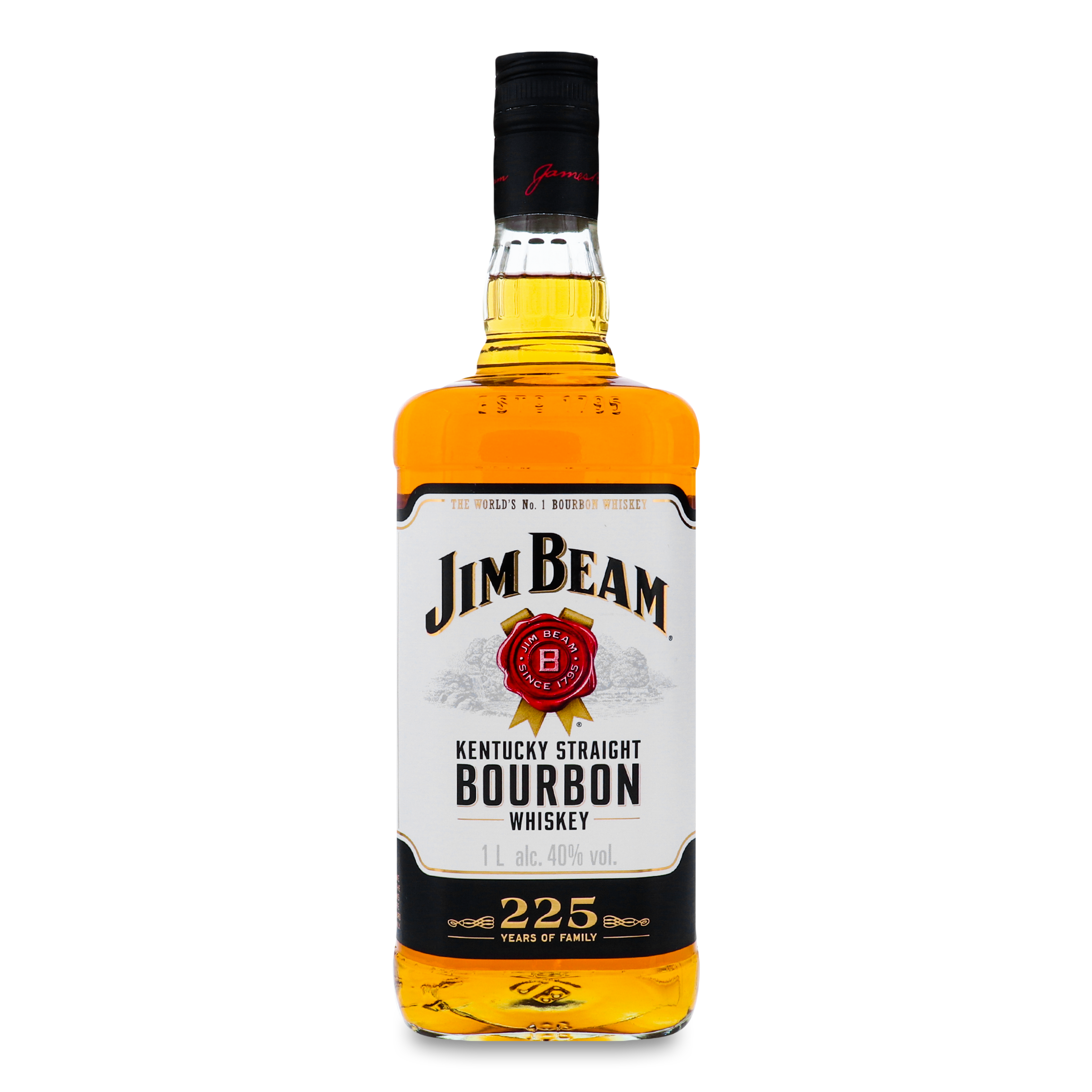 Whiskey Jim Beam White Bourbon 40% 1l