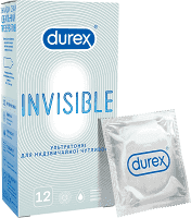 Презервативи Durex Invisible ультратонкі 12шт 2