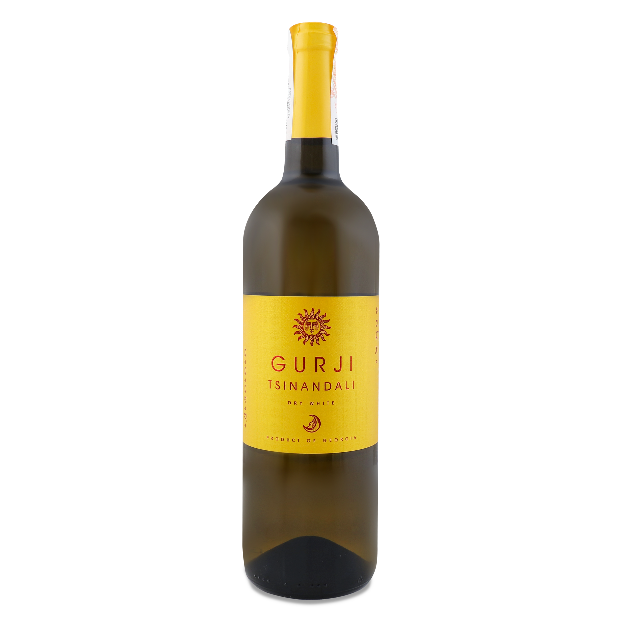 Вино Gurji Tsinandali белое сухое 12% 0,75л 2