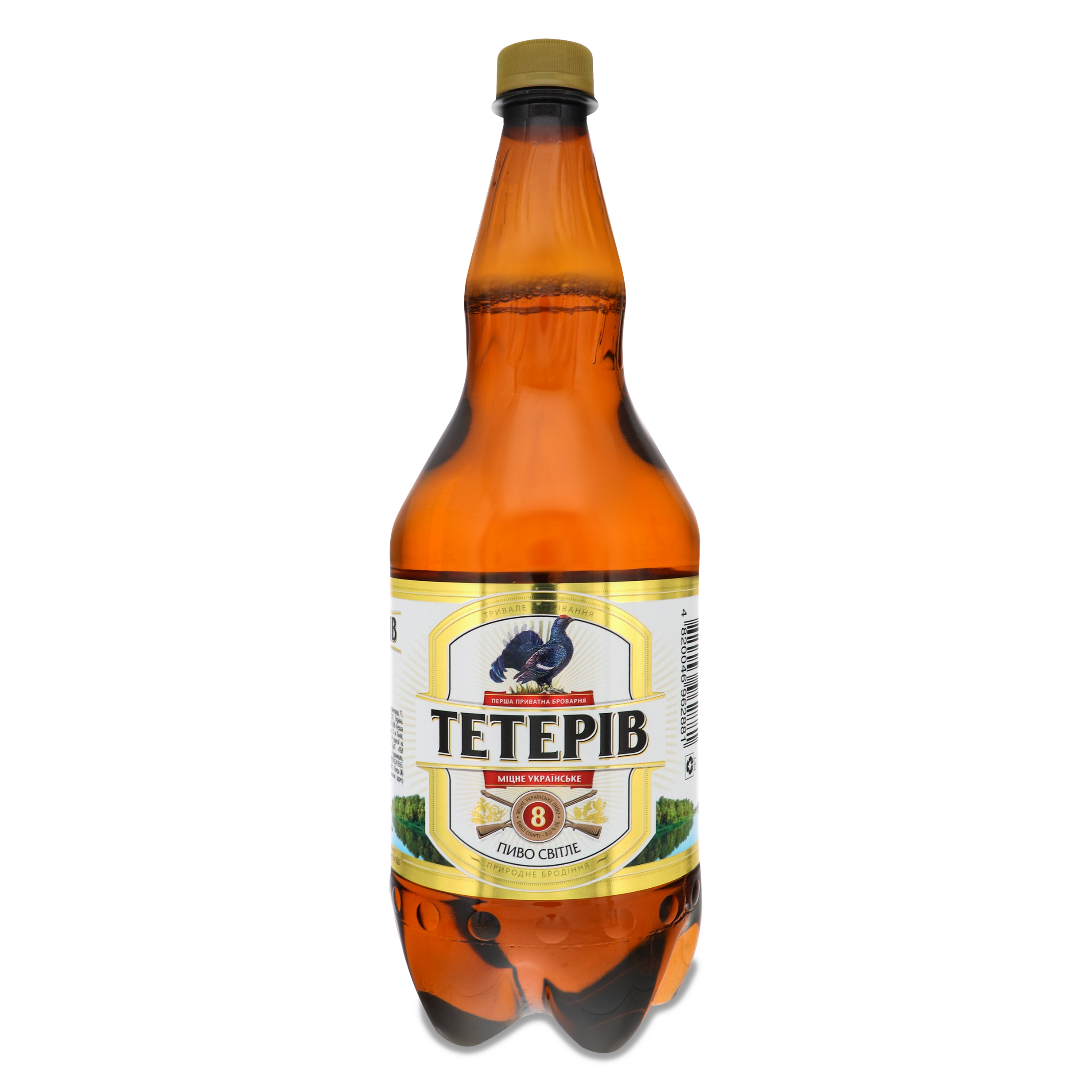 Пиво Перша Приватна Броварня Міцне Українське 8% 1.2л