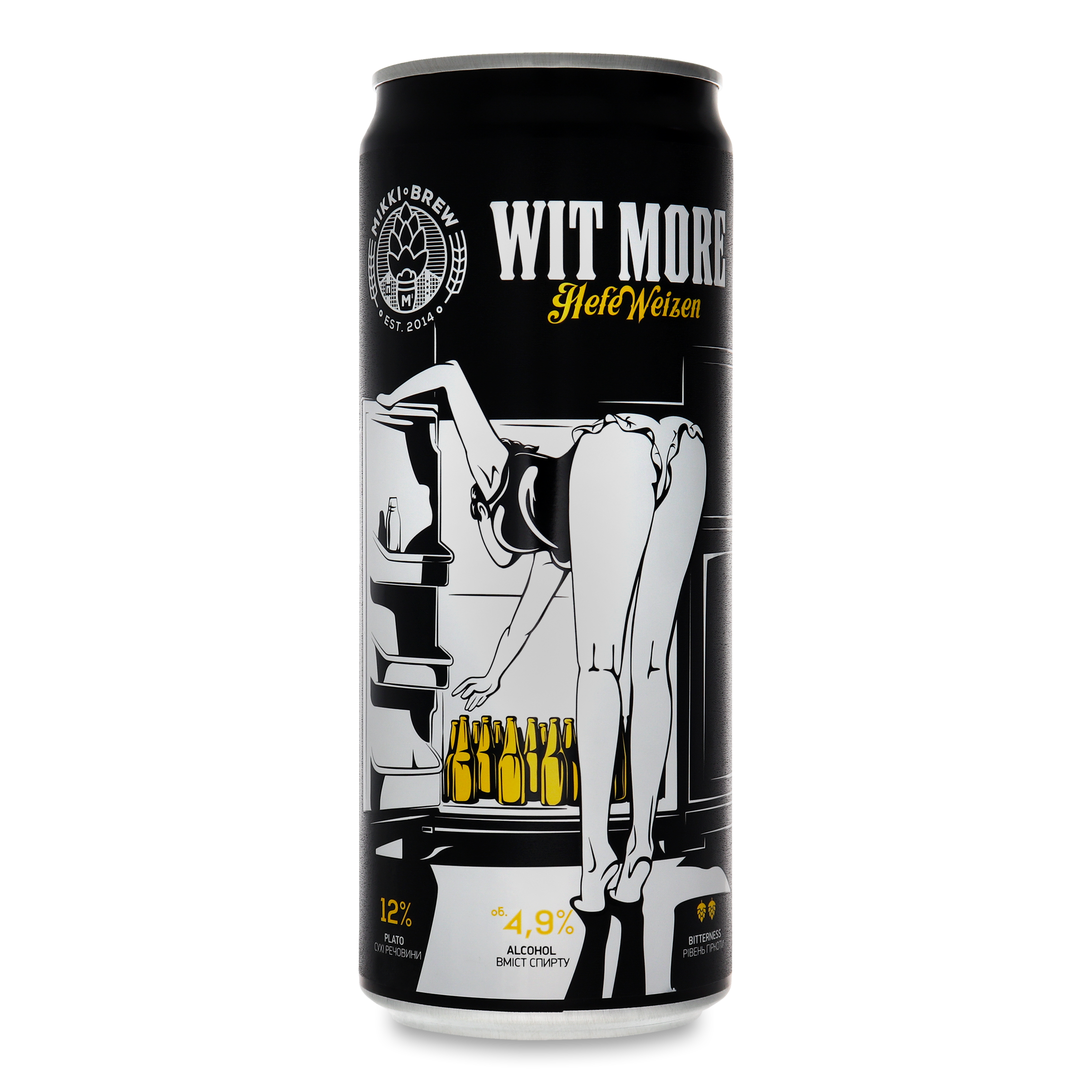 Mikki Brew Wit More Hefe Weizen Light Wheat Beer 4,9% 0,33l