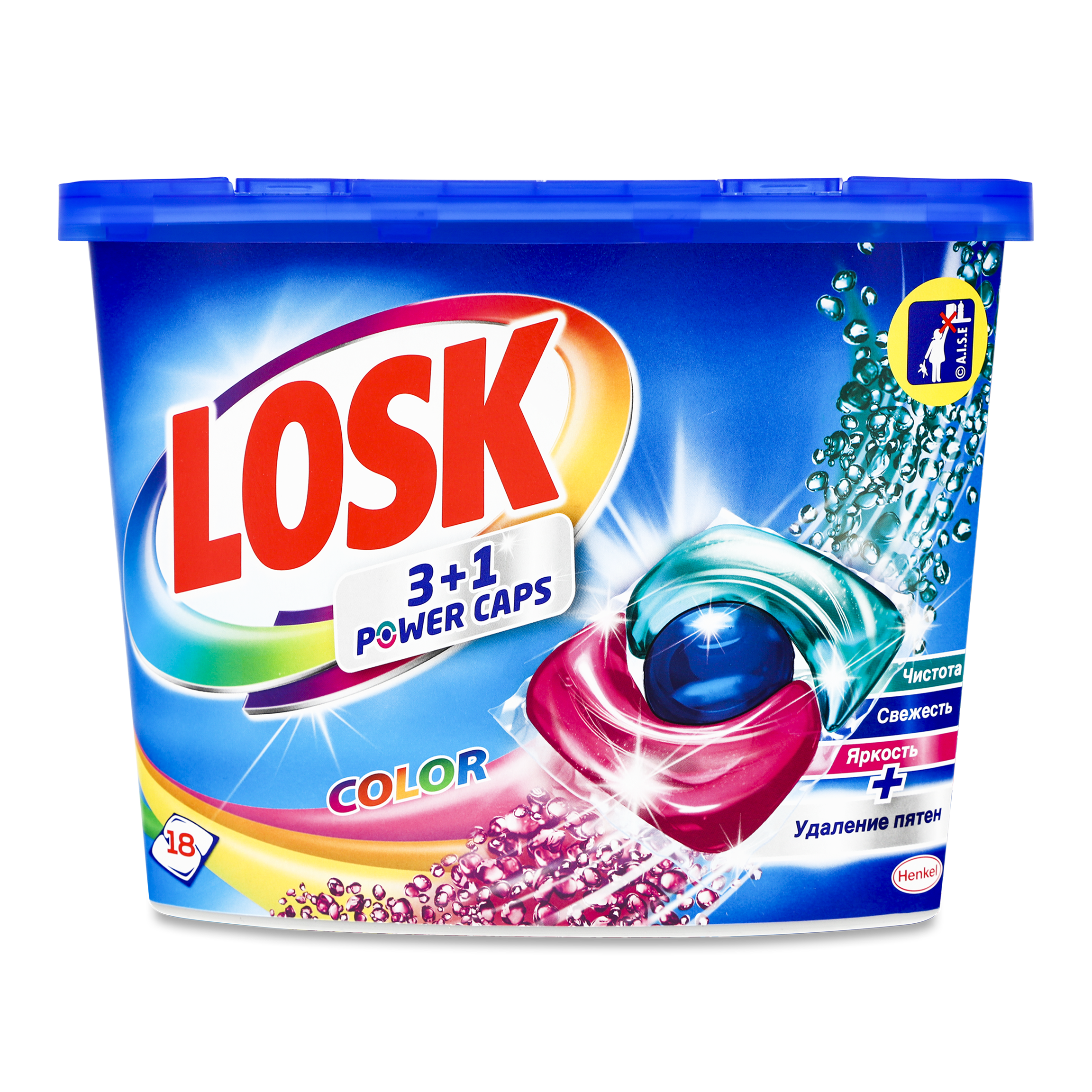 Капсули Losk Color для прання 18шт 13г