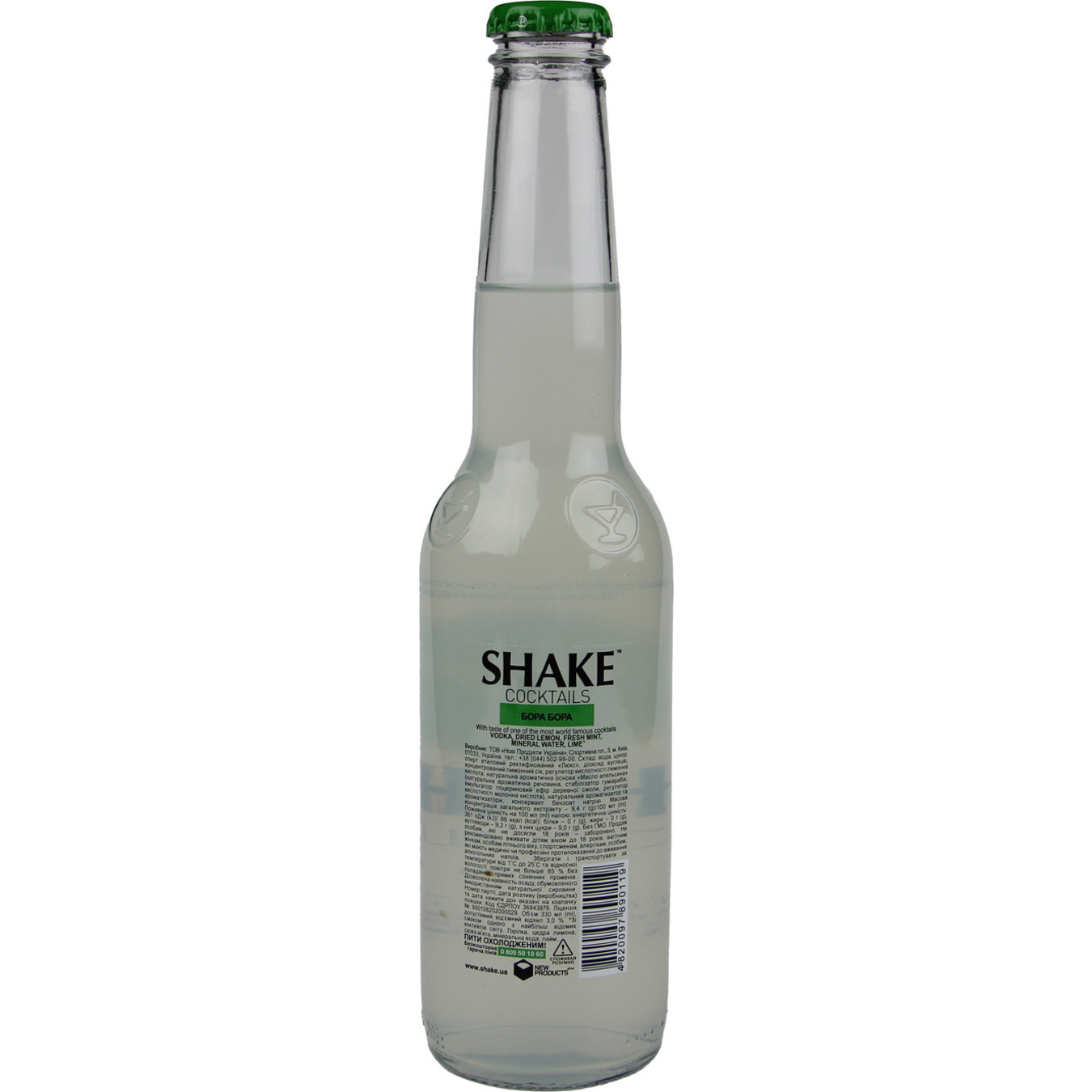 Low-alcohol drink Shake Bora Bora 7% 0,33l 2