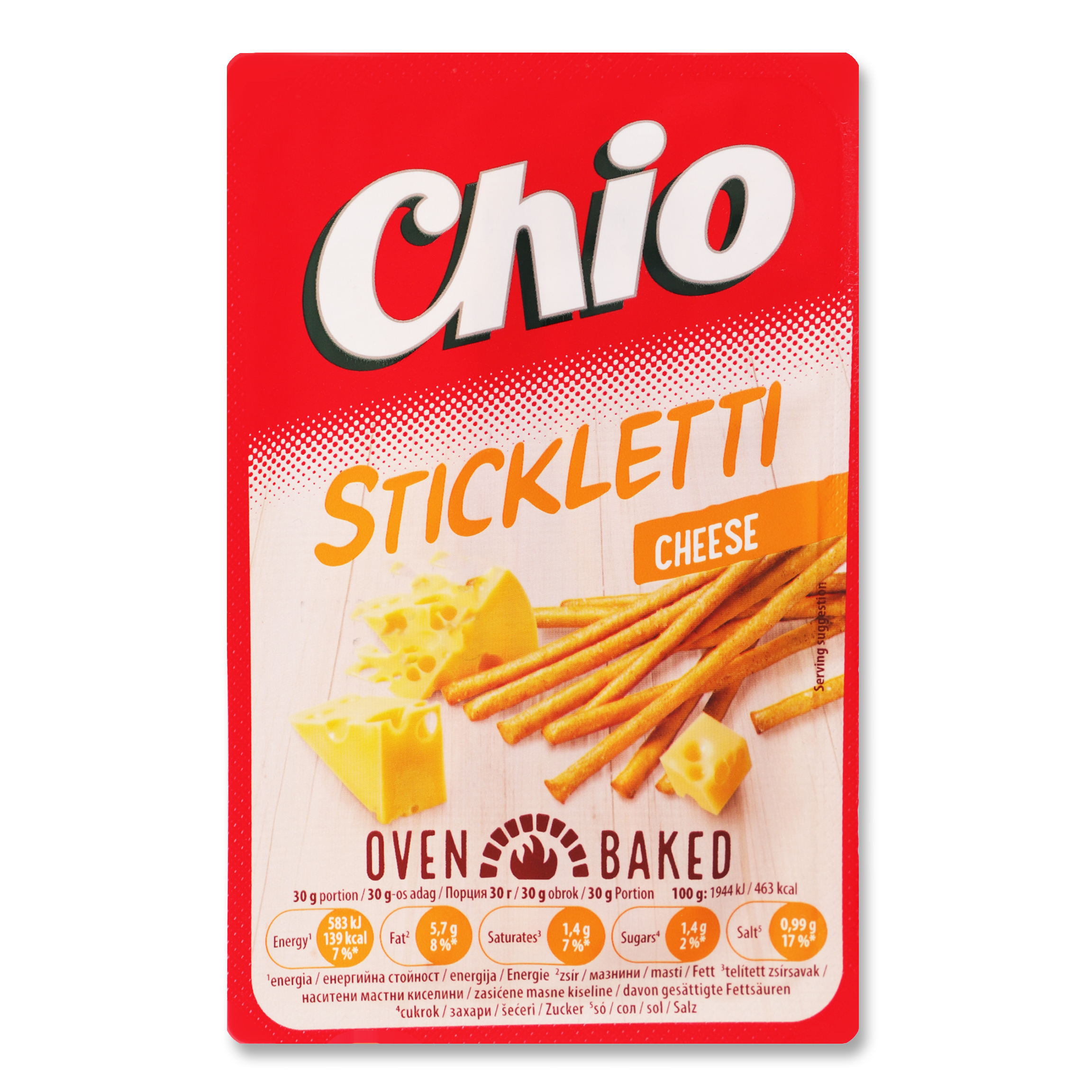 Sticks Chio Stickletti with cheese flavor 80g