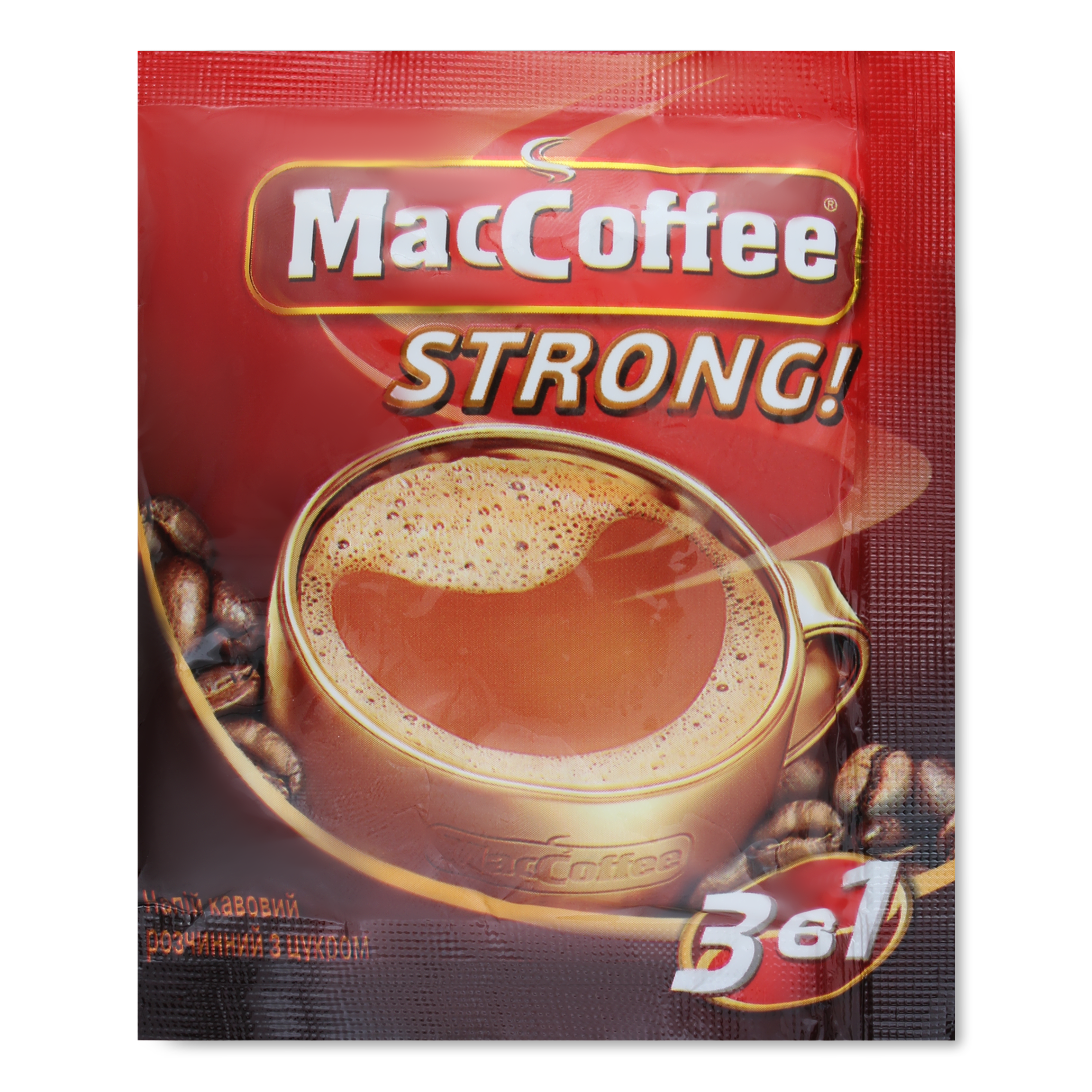 Напій кавовий MacCoffee Strong розчинний 12г