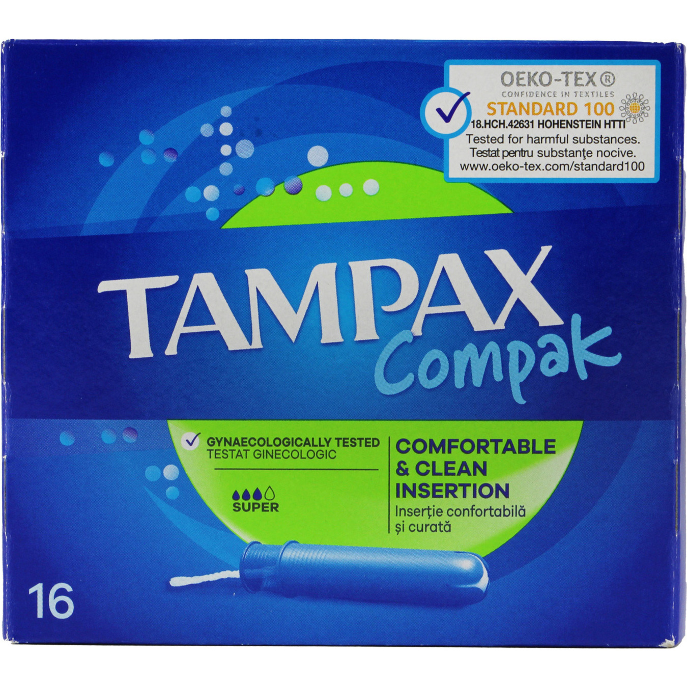 Тампони Tampax Compak Super Economy 16шт 2