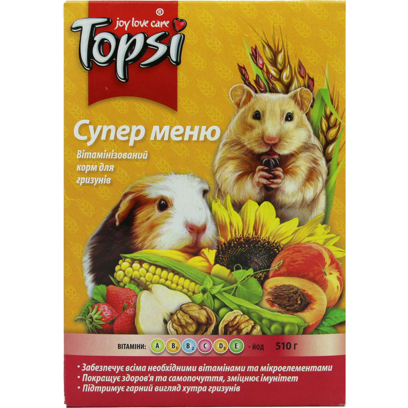 Menu for rodents Topsi super 510g