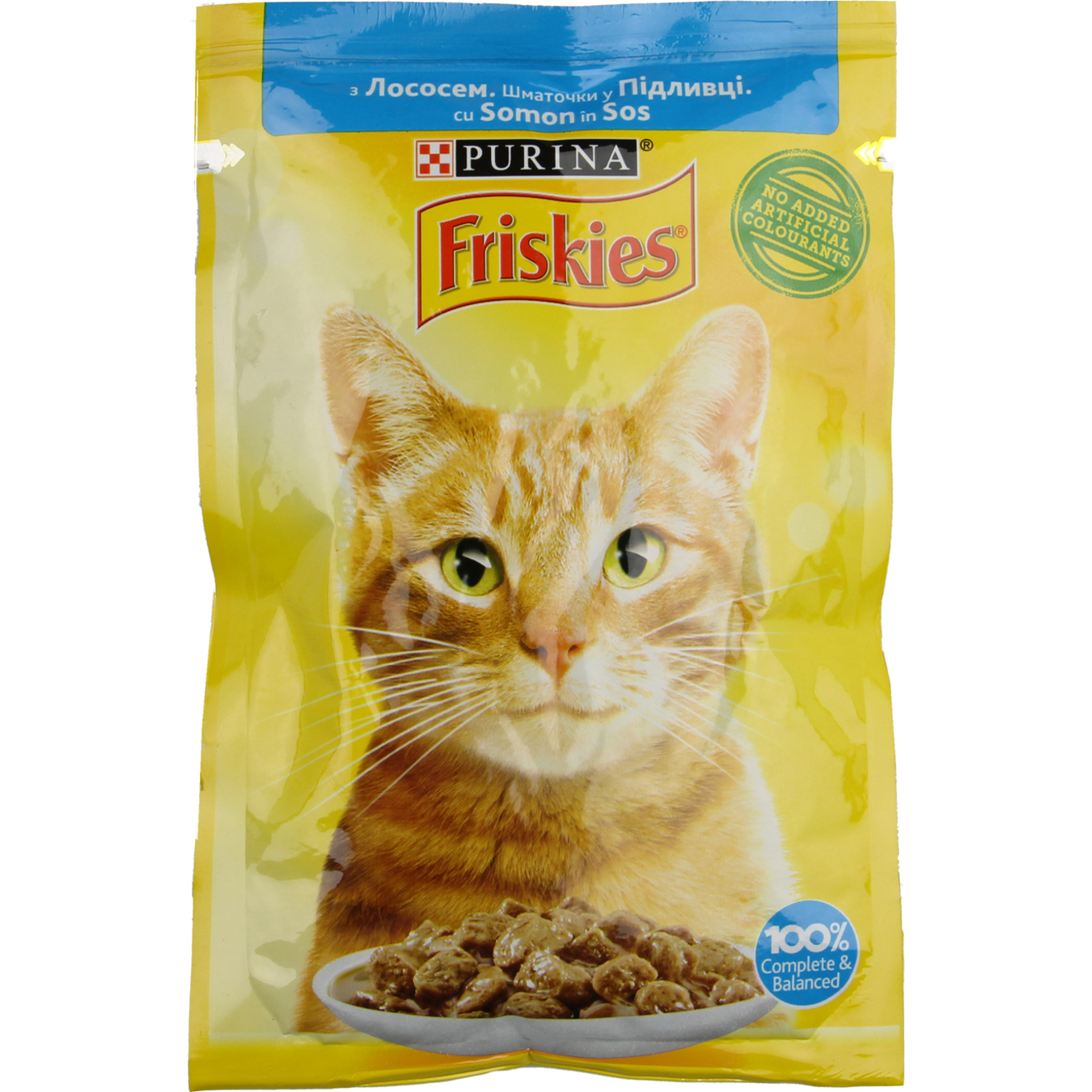 Purina Friskies with salmon pieces in sauce for cats food 85g