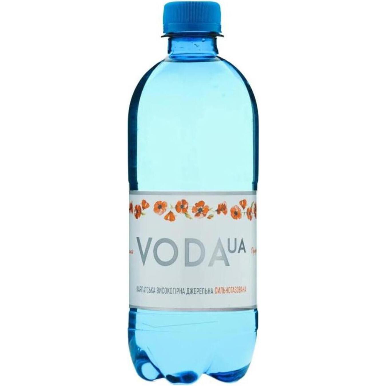 Вода минеральная газированная VodaUA 0,5л