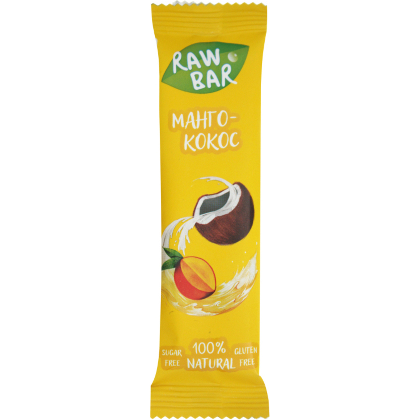 Bar Sunfill Mango-Coconut without Sugar and Gluten 35g