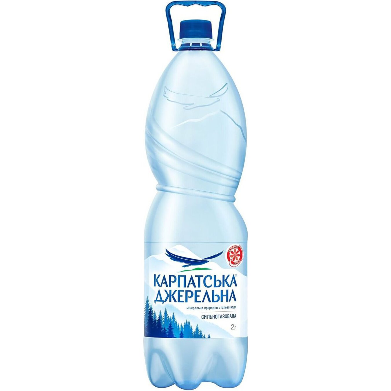 Sparkling mineral water Karpatska Dzherelna 2l