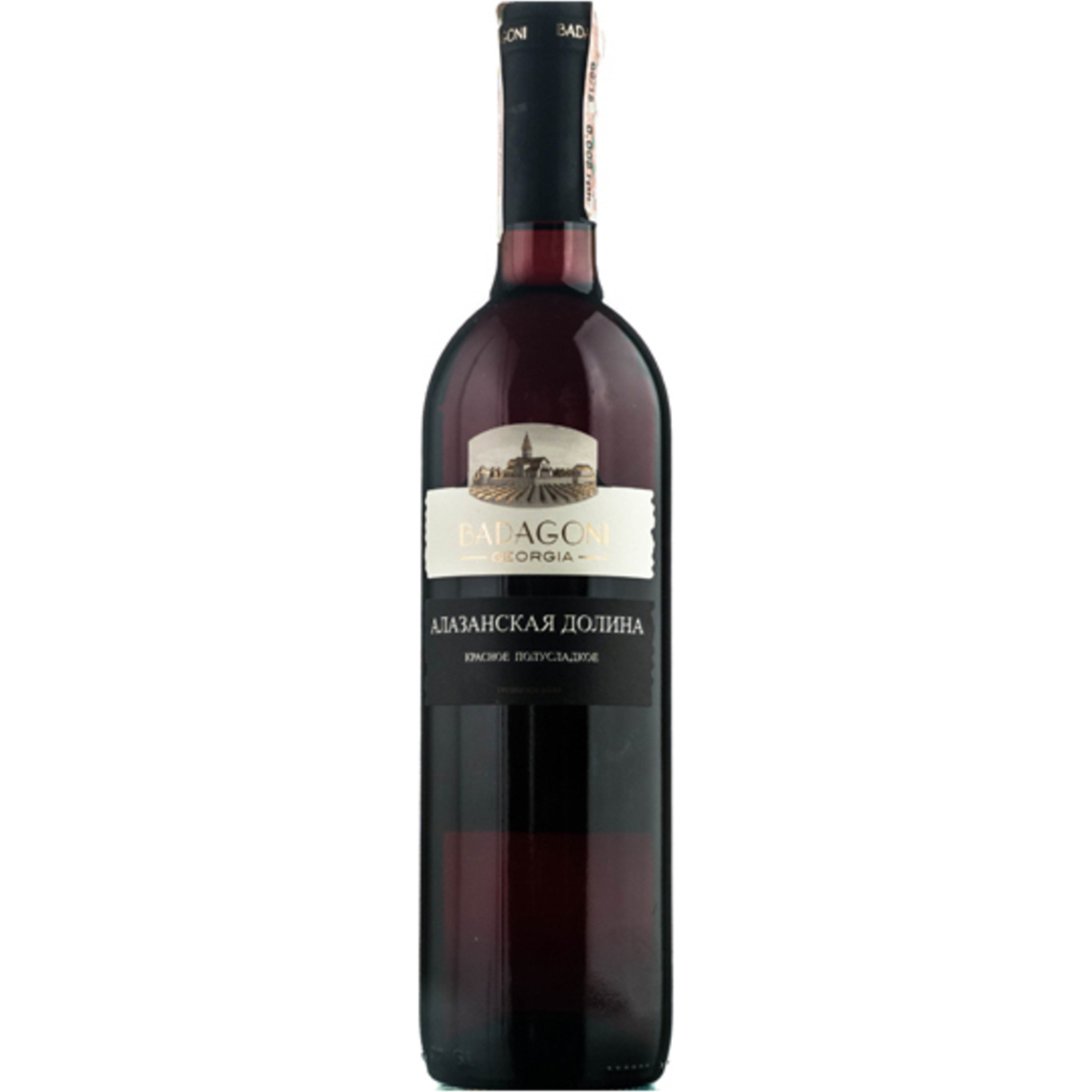 Вино Badagoni Алазанська долина червоне напівсолодке 10-12% 0,75л