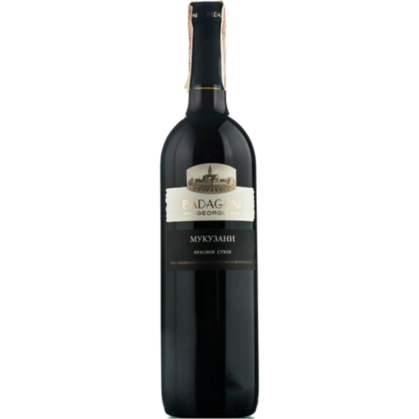 Вино Badagoni Мукузани красное сухое 13% 0,75л