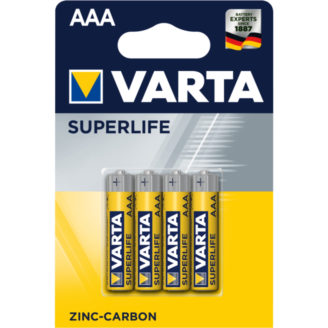 Varta Superlife AAA BLI4 battery 2