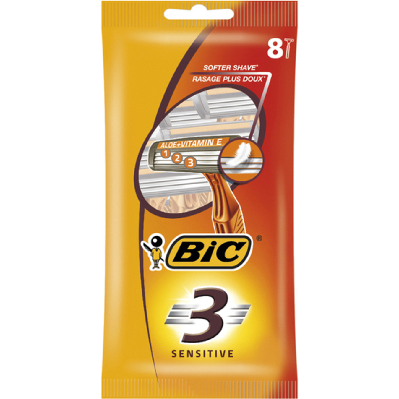 BIC Sensitive 3 razor 8pcs