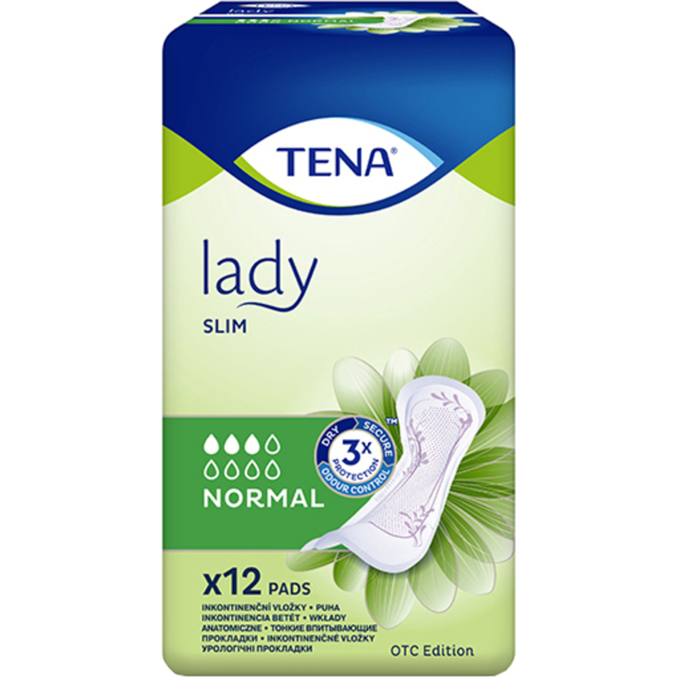 Прокладки Tena Lady Slim Normal урологічні жіночі 3 крапельки 12шт