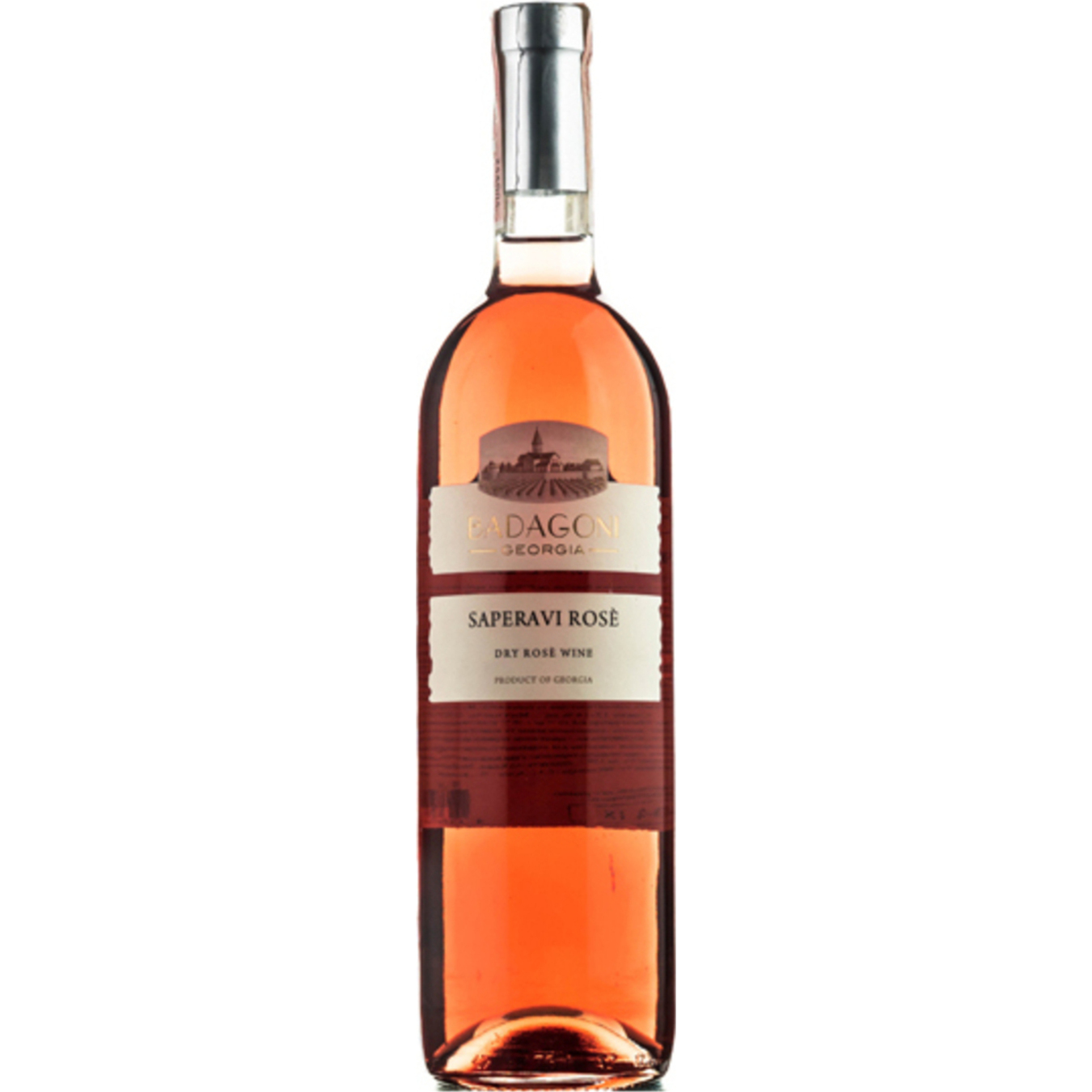 Вино Badagoni Сапреави розовое сухое 12-14% 0,75л