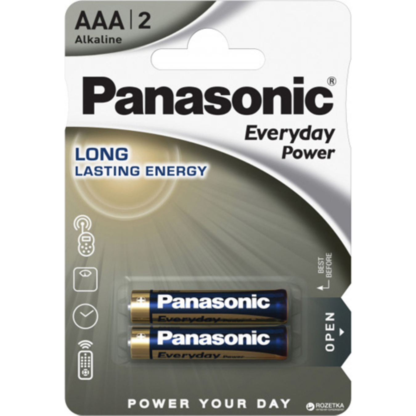 Батарейки Panasonic Everyday Power AAА 2 шт