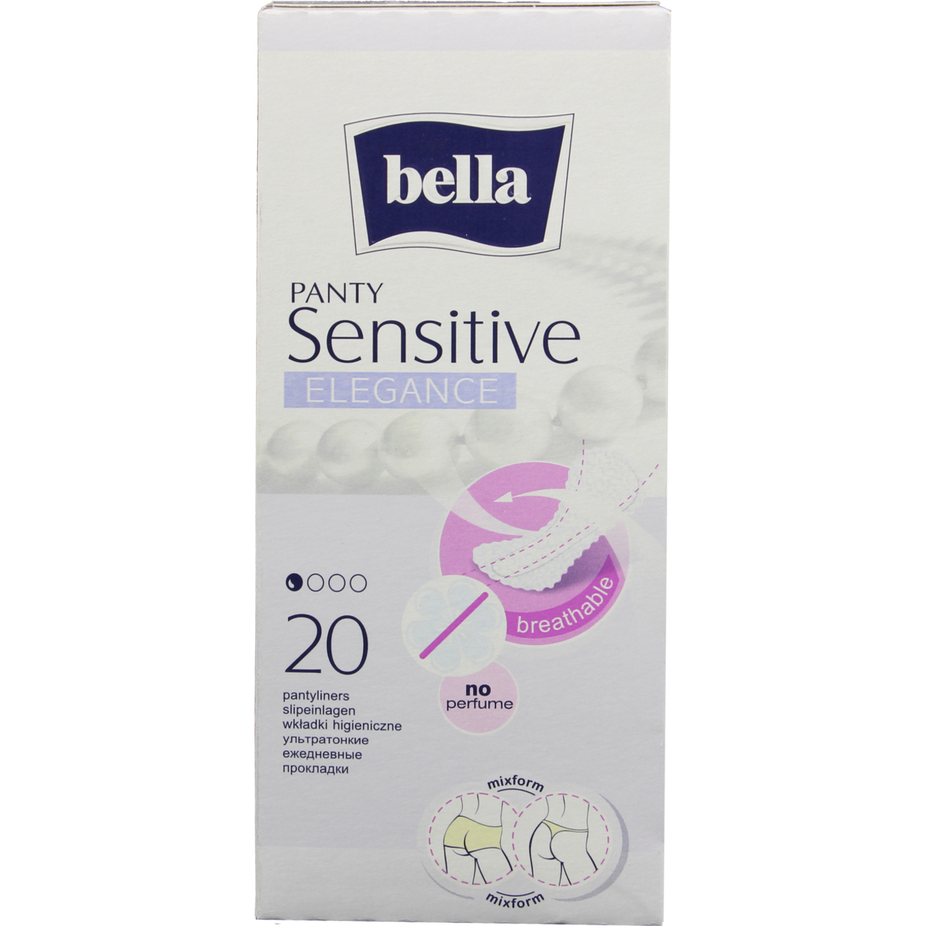 Bella Panty Sensitive Elegance Daily Pads 20pcs
